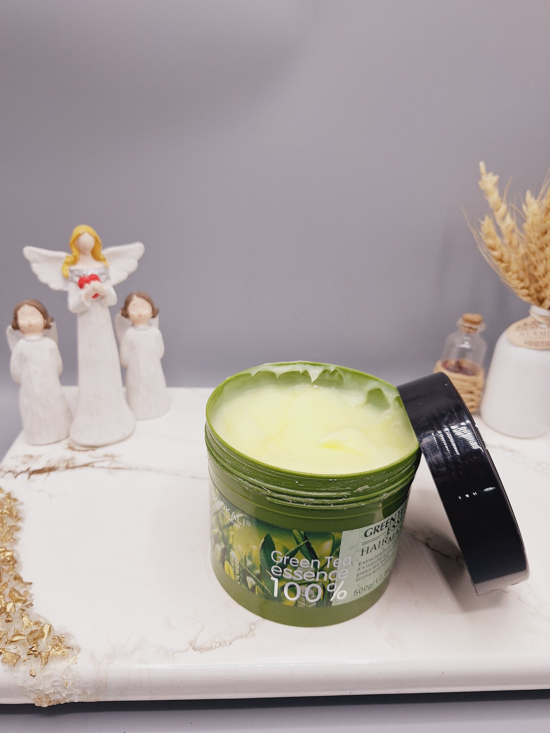 ماسک مو ارگانیک اسانس چای سبز 500 گرم برند وکالی کد WKL198