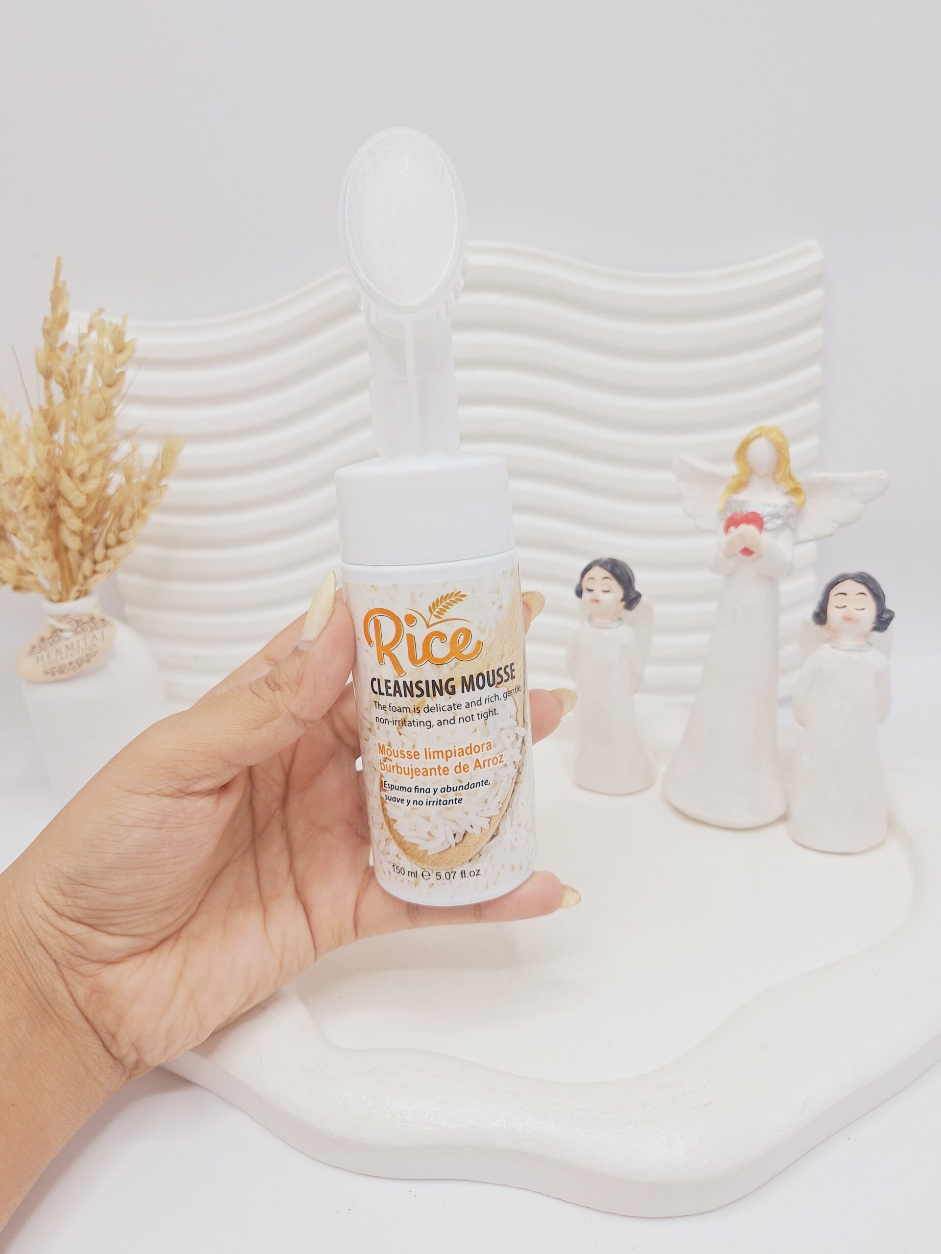 فوم براش دار برنج برند Rice کد 8345