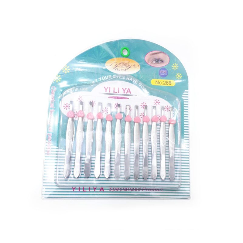 موچین استیل 12 عددی YILIYA | پخش عمده