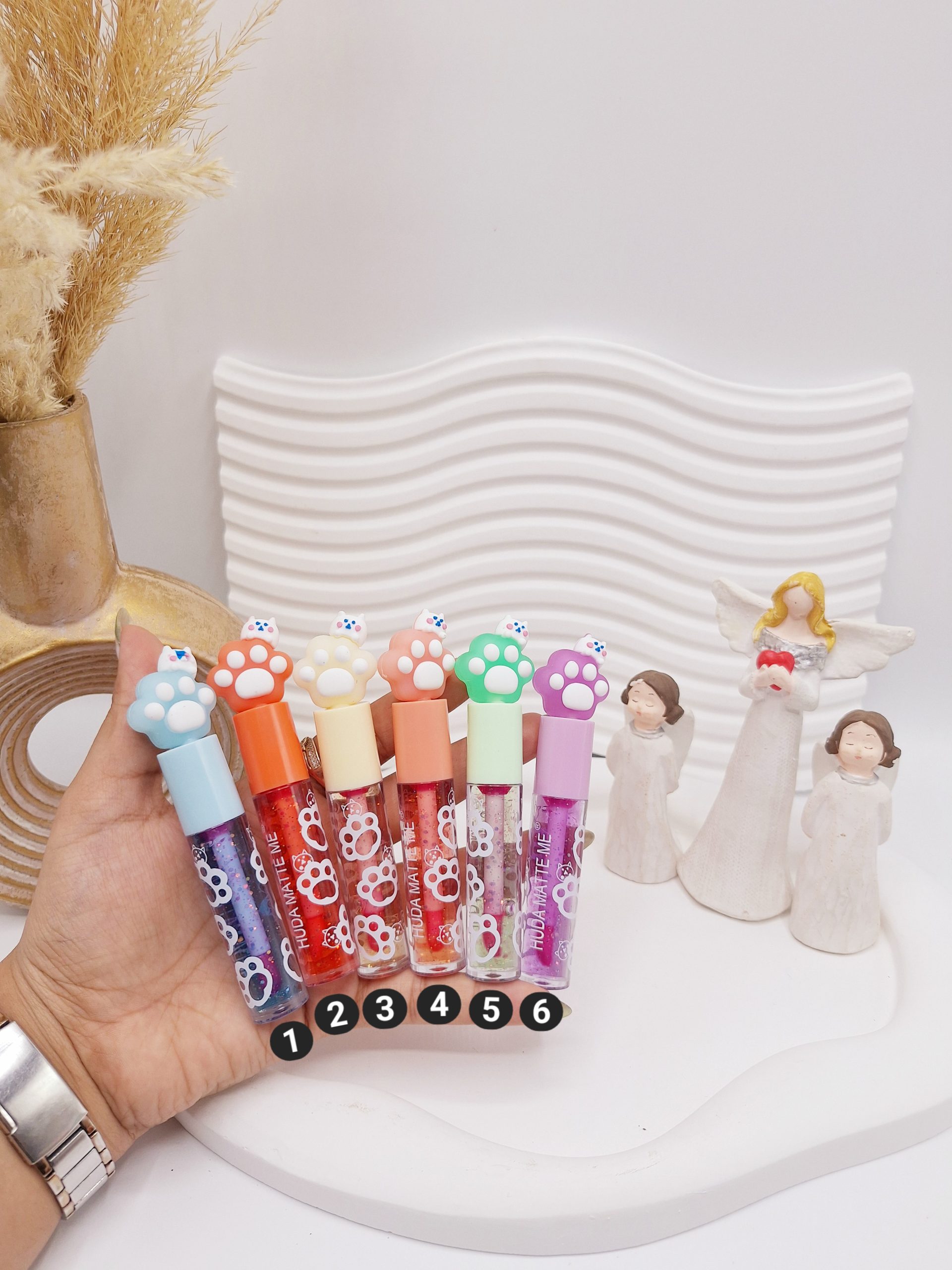 برق لب زیبای طرح پنجه خرسی برند هدا مات می کد 369