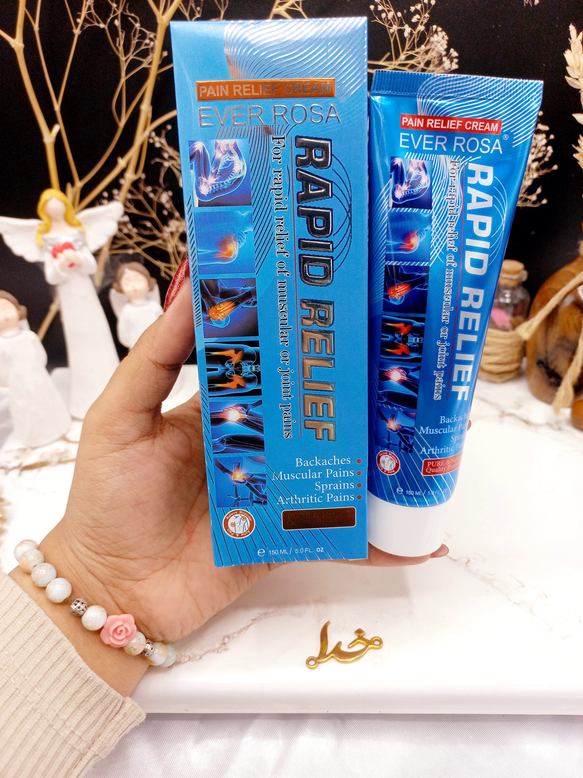 کرم تسکین دهنده سریع درد های عضلانی برند اور روزا EVER ROSA کد ER8825