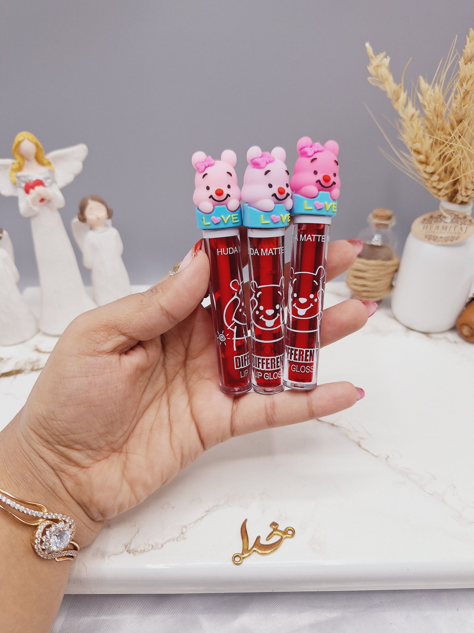 تینت لب طرح خرس کیوت هدا مات می HUDA MATTE ME کد X327