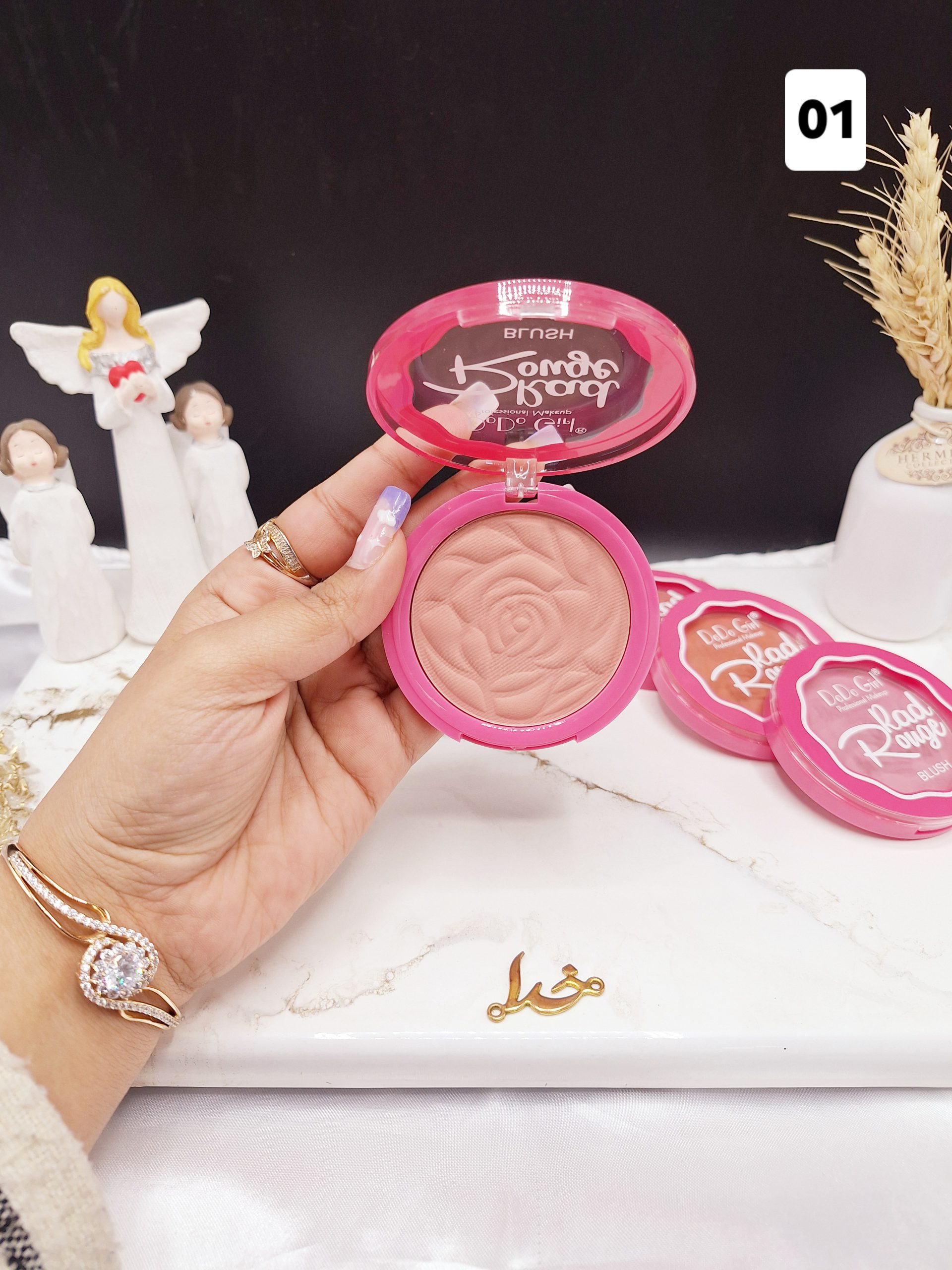 رژ گونه پودری طرح گل D.Do Girl کد D4191