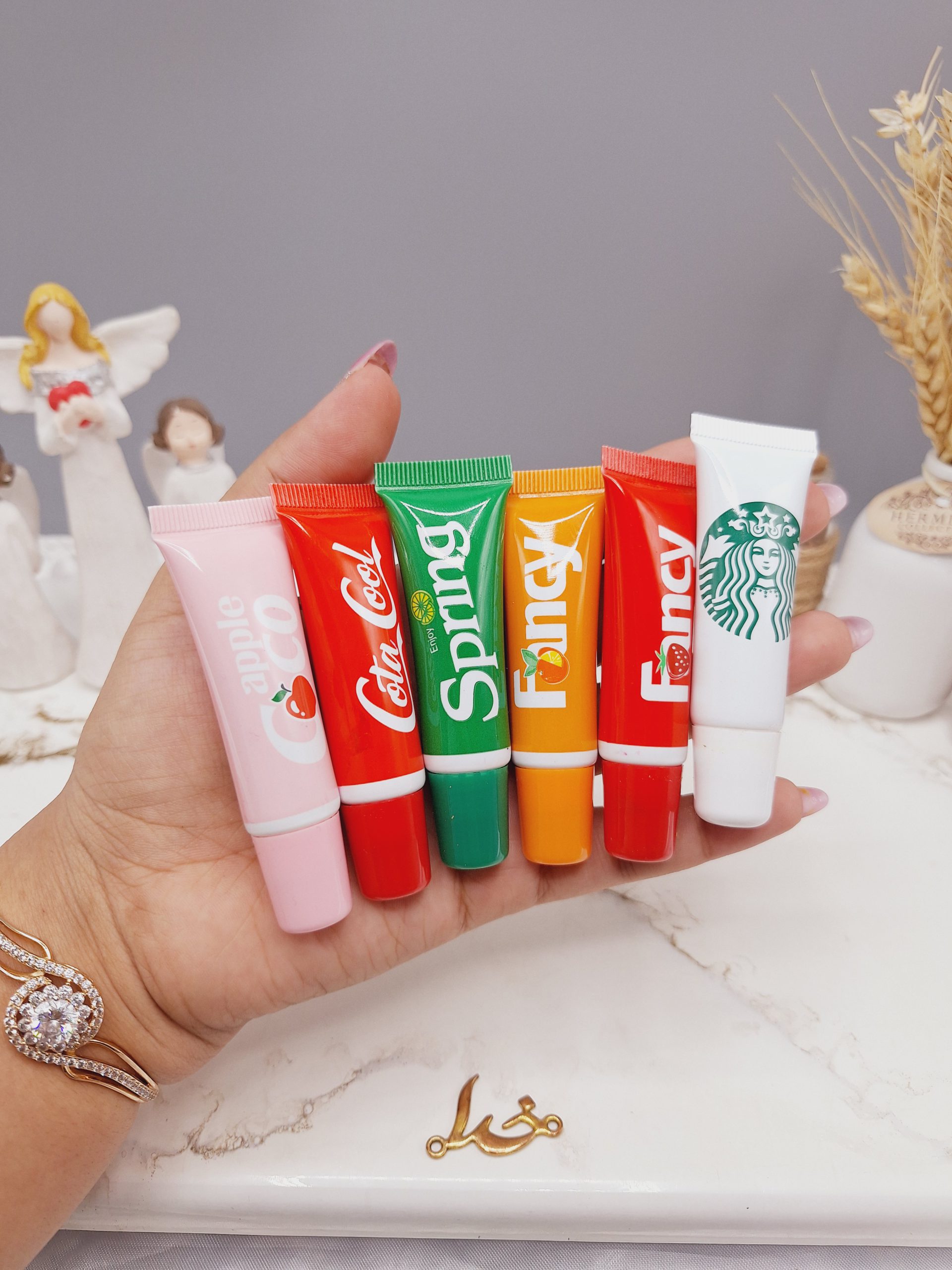 تینت لب تیوپی طرح نوشابه برند BIGGERBOWIE کد 5142A