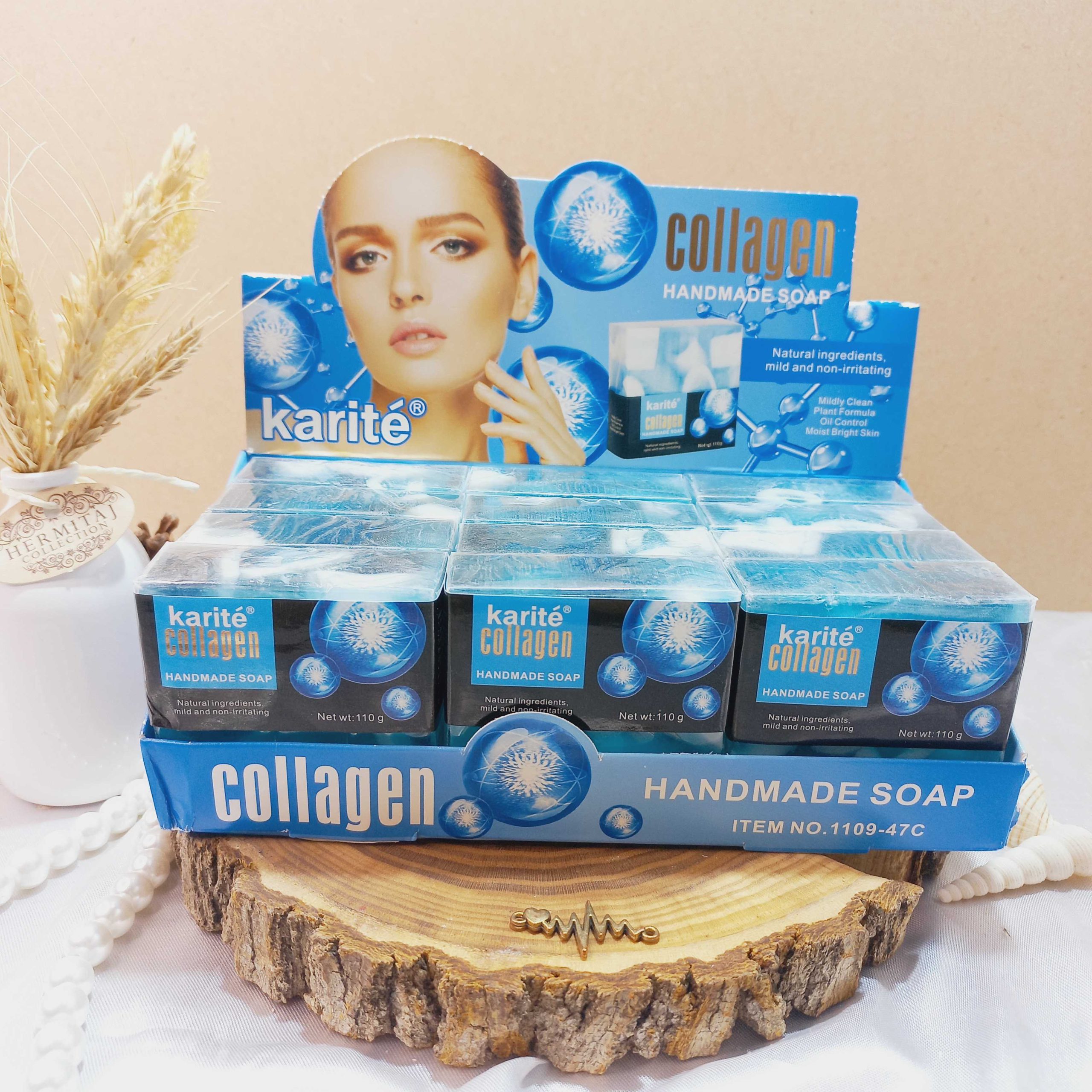 صابون های خاص و دست ساز کلاژن کاریته Karite