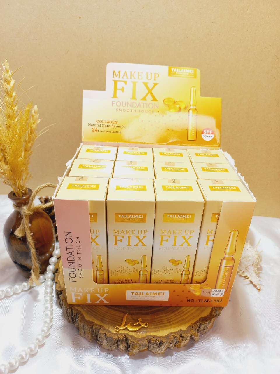 کرم پودر پرطرفدار پایه میکاپ فیکس تایلامی Tailaimei کد TLMF182