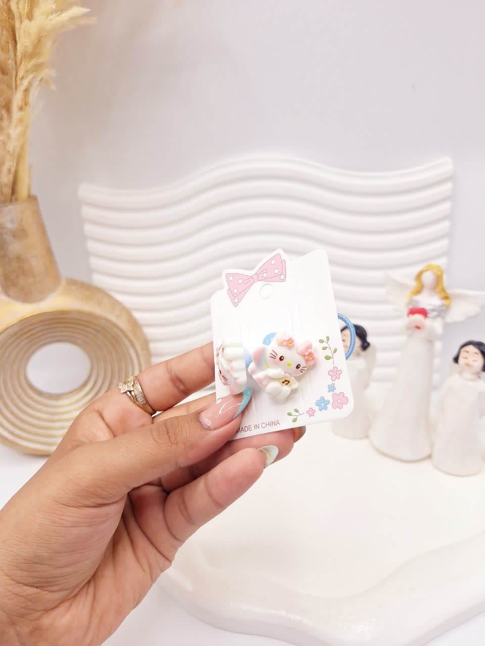 کش مو 2 تایی طرح کیتی و دلقک