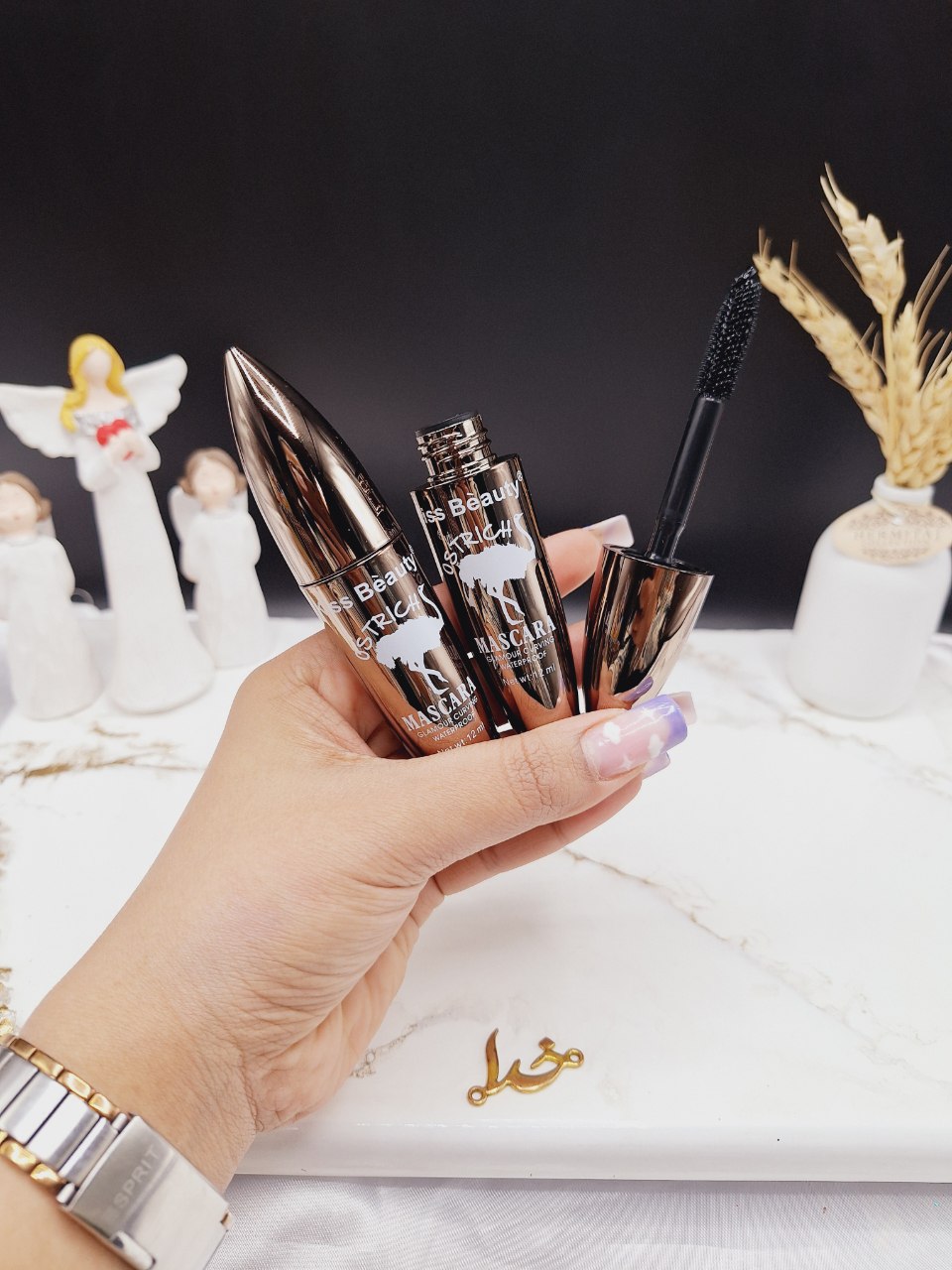 ریمل حجم دهنده و بلند کننده شتر مرغ برند کیس بیوتی کد 56249