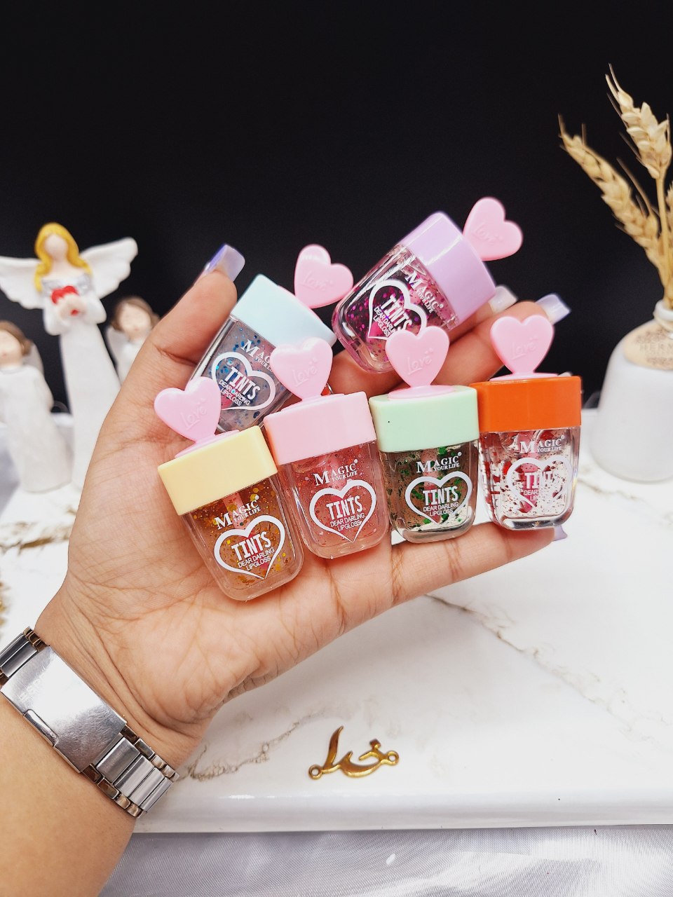 برق لب طرح بستنی قلبی مجیک MAGIC کد LC1268