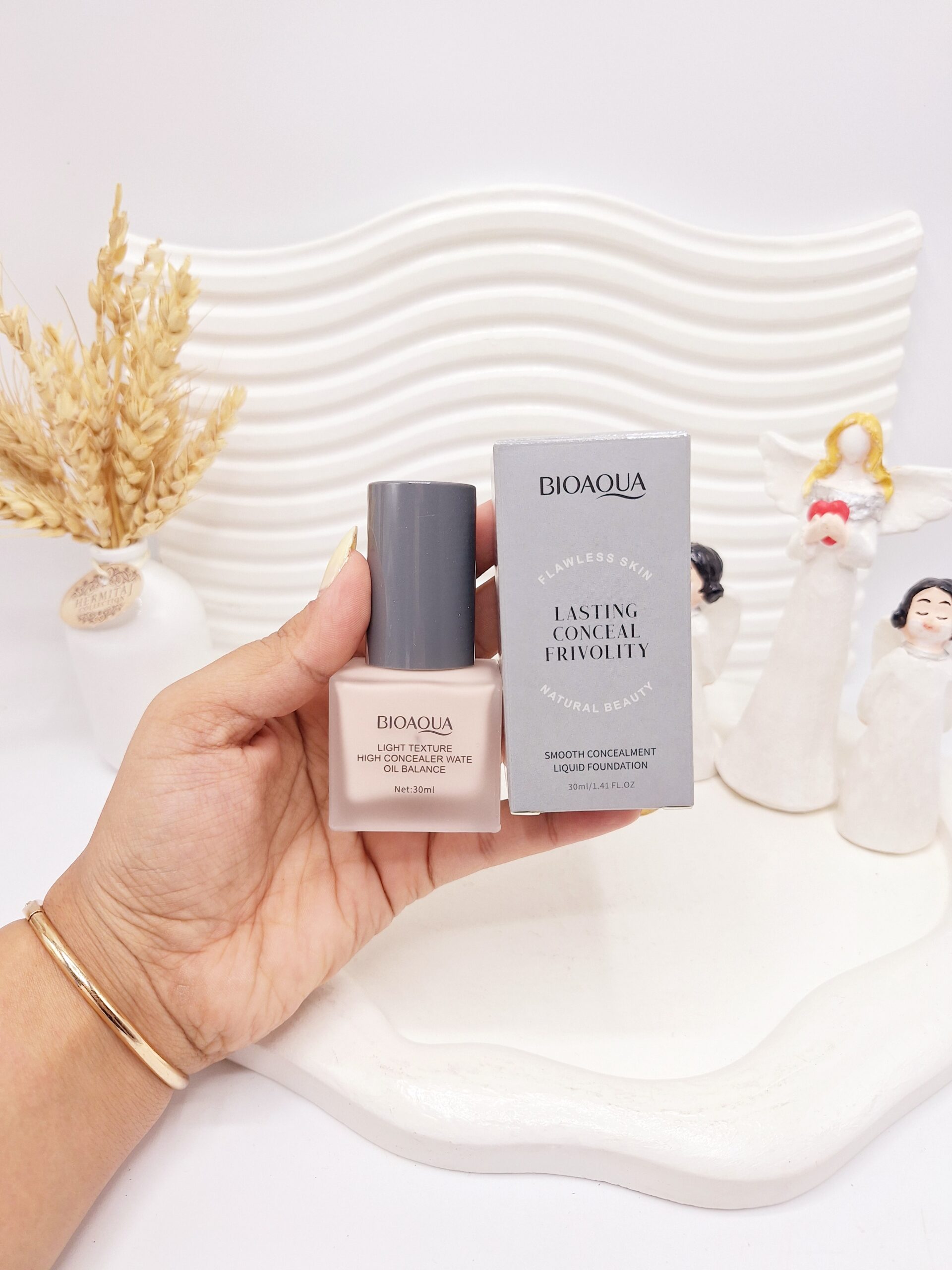 کرم پودر فول کاور مات بیوآکوا (حاوی ضد لک) حجم 30 میل کد 8821