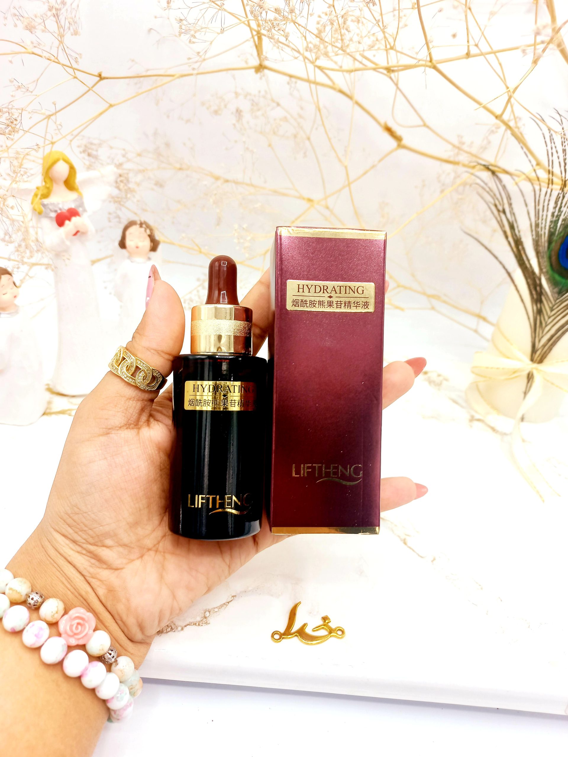 سرم ضدلک و ضدجوش روشن کننده لیفتینگ LIFTHENG کد LFQ30356