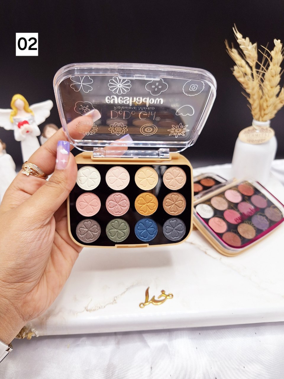 پالت سایه چشم 12 رنگ برند دو دو گرل DoDo Girl کد D3280