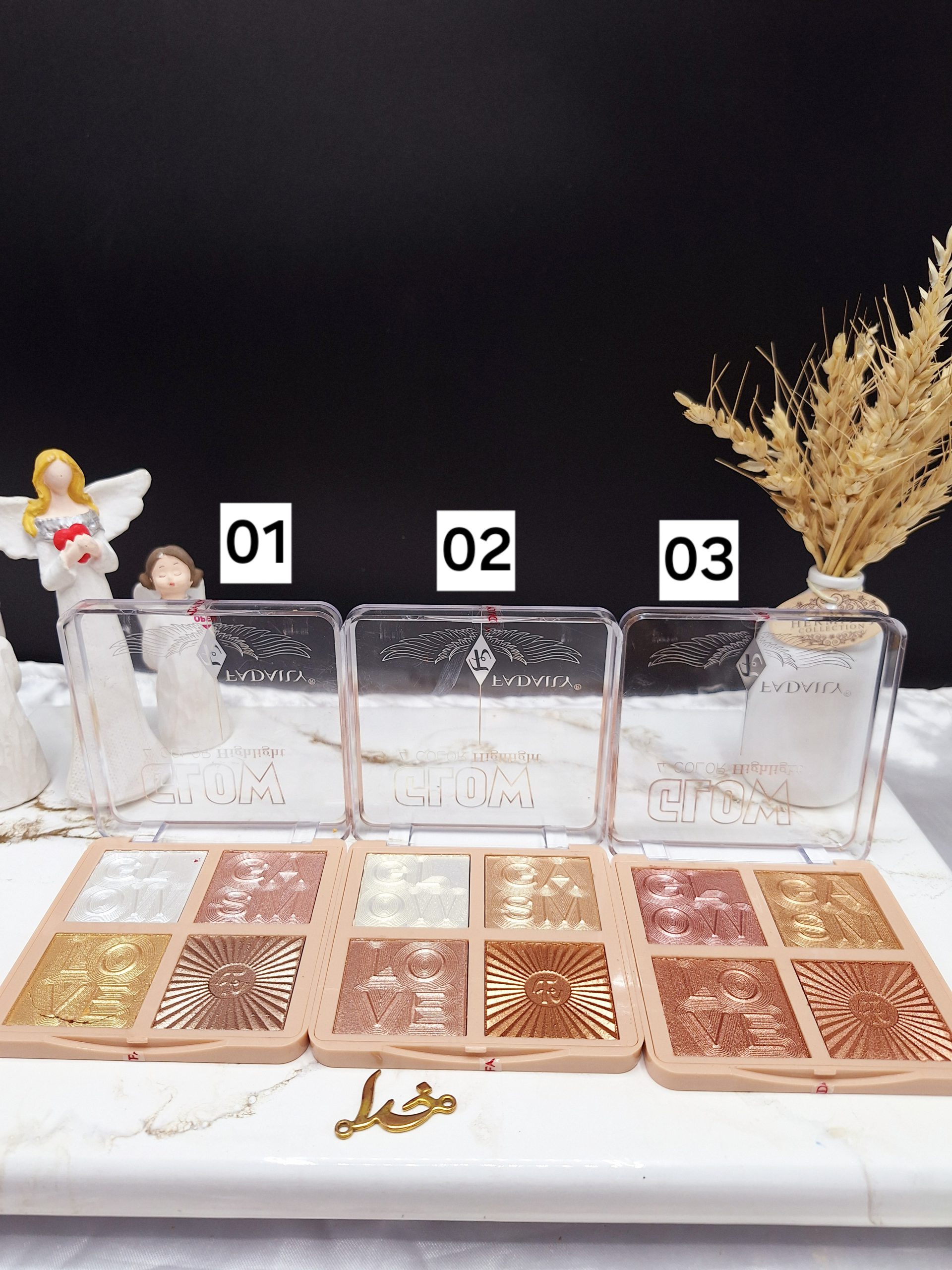 پالت هایلایتر 4 عددی برند FADAILY