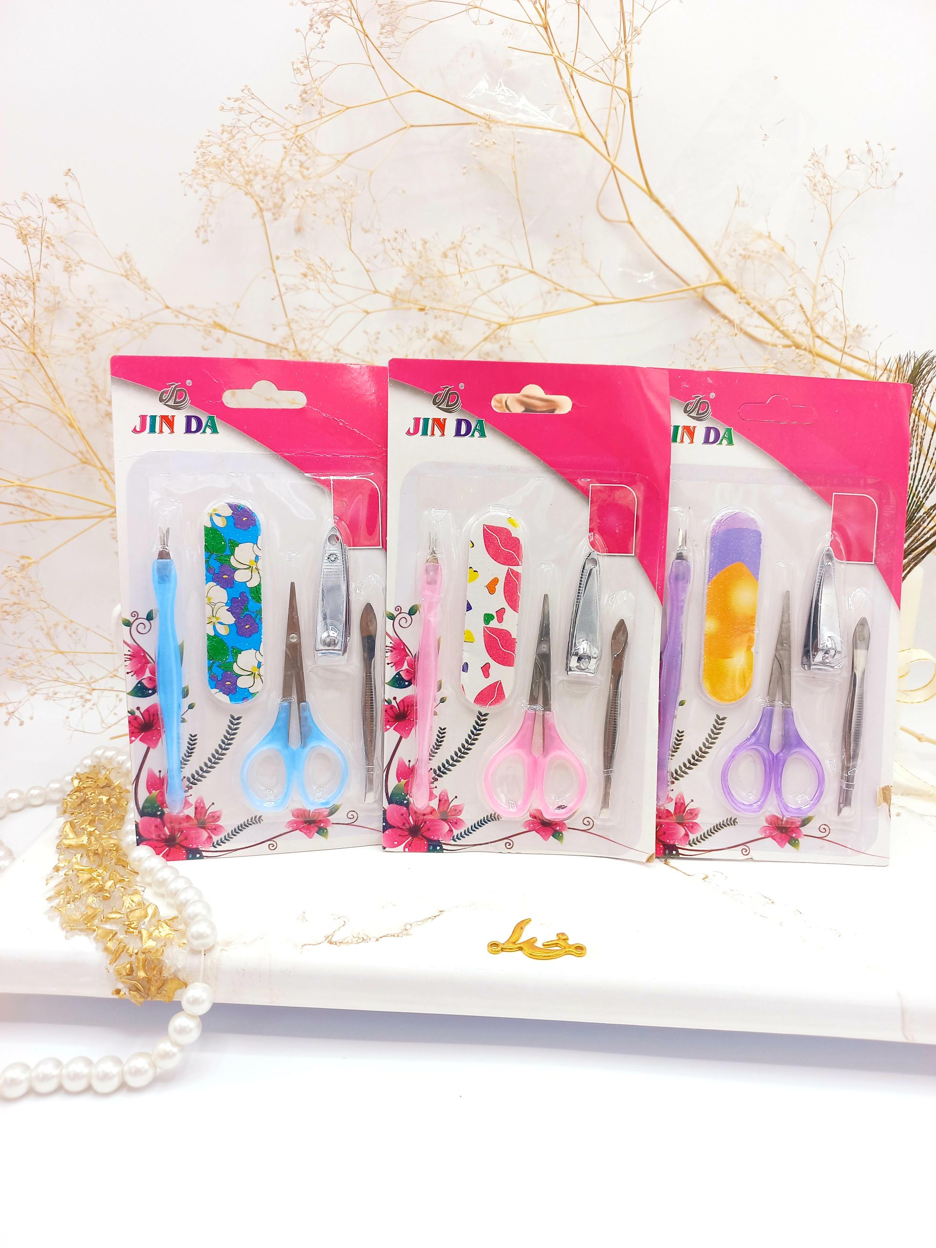 ست ابزار مانیکور پرطرفدار 5 تیکه JIN DA