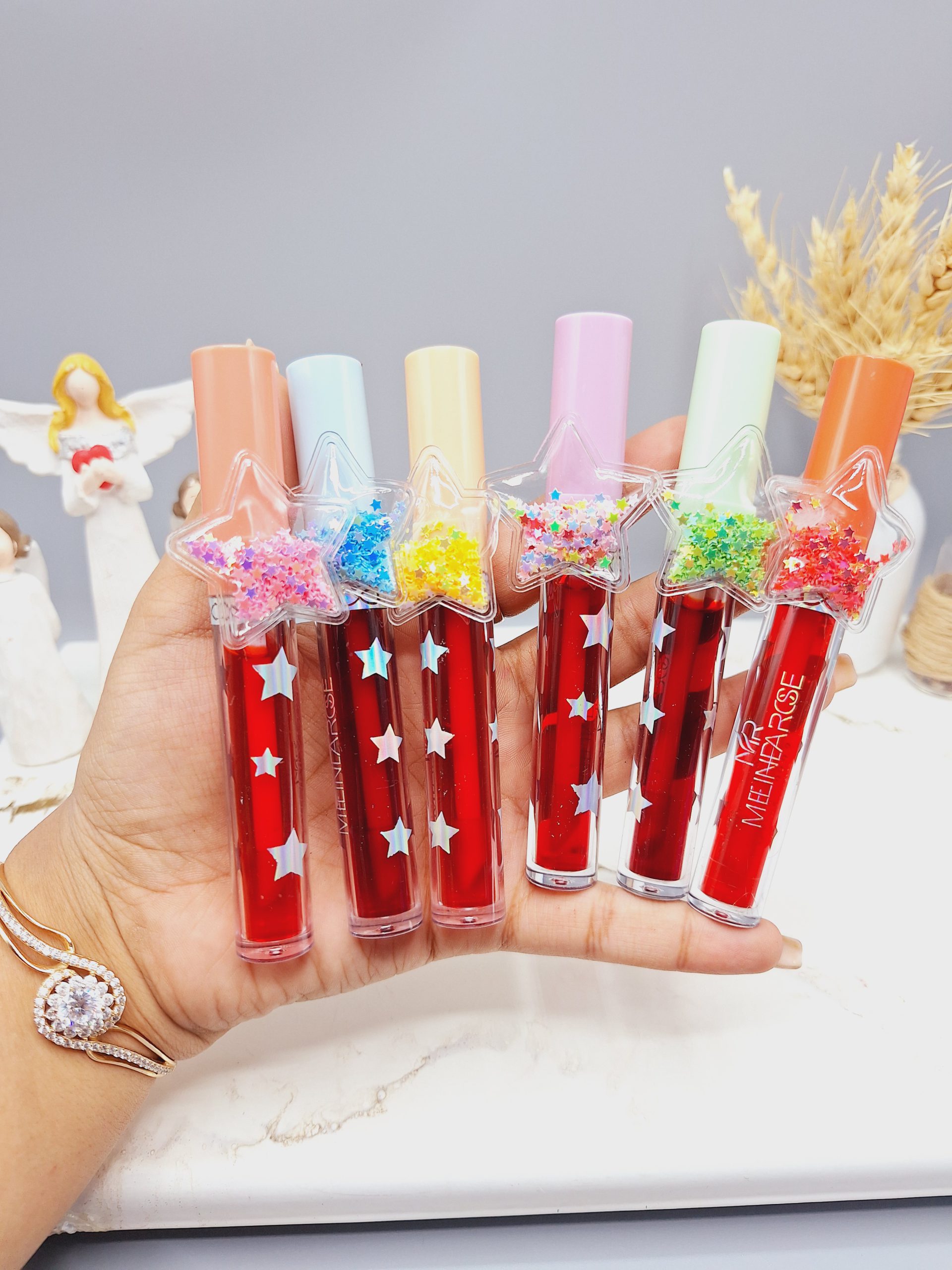 تینت لب طرح ستاره برند MEINDAS کد  7006