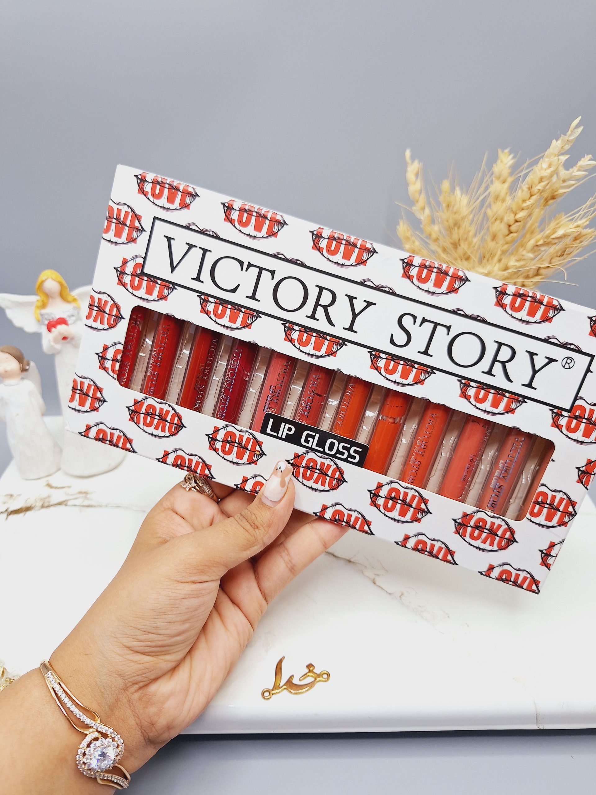 پک رژ مایع 12 تایی کیفیت عالی ساخت چین برند VICTORY STORY کد 0679