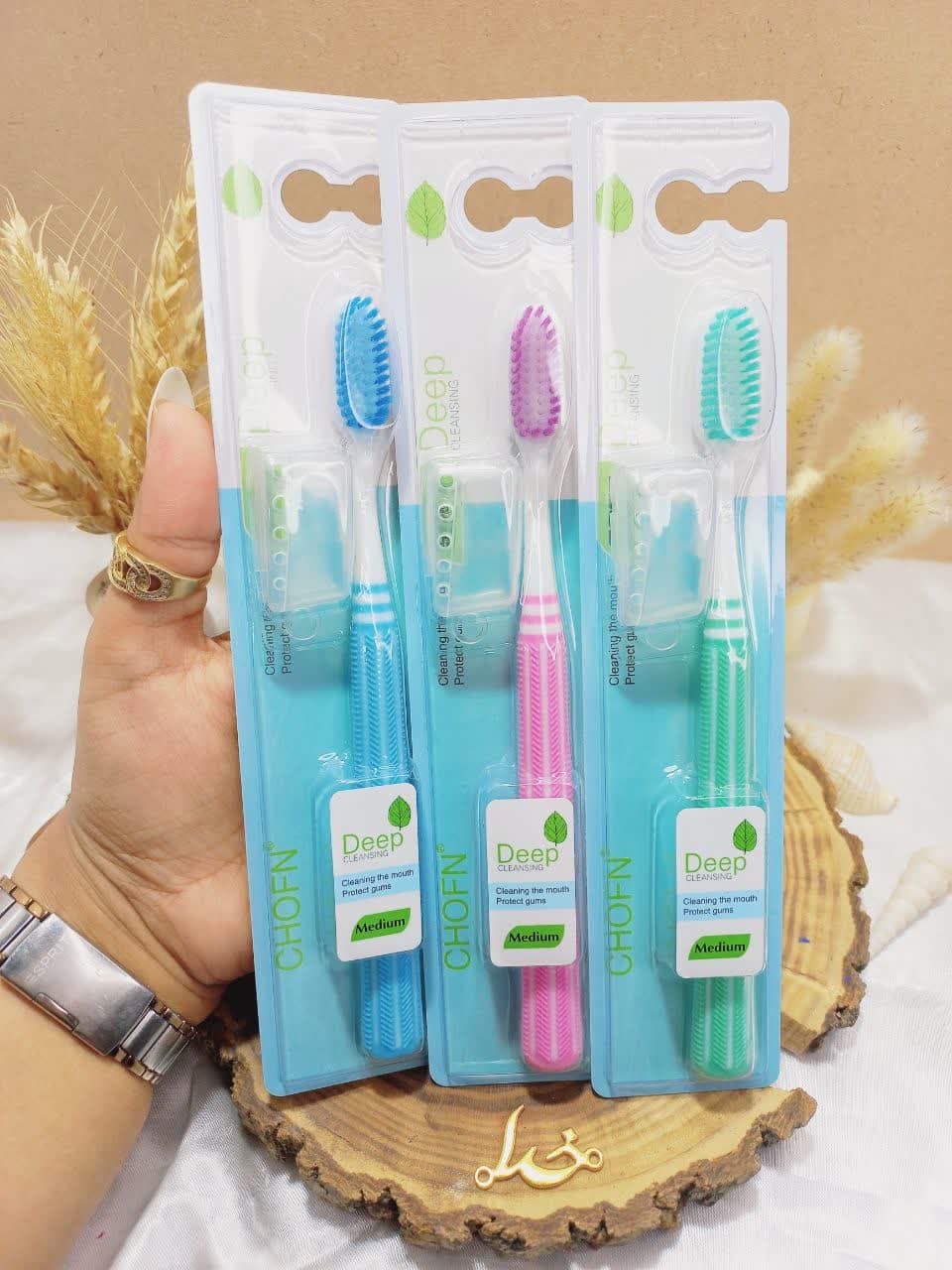 مسواک باکیفیت تمیزکننده عمیق چوفن CHOFN کد 702