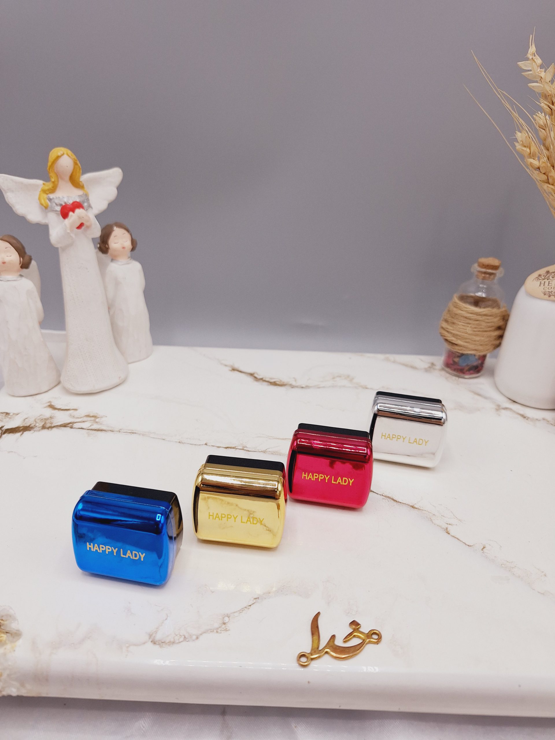 مداد تراش دو قلو رنگی برند هپی لیدی HAPPY LADY