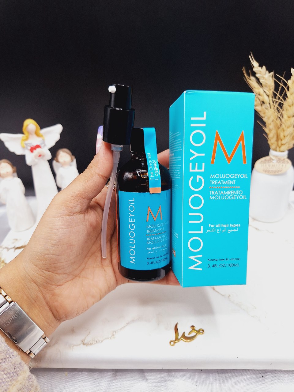 روغن آرگان 100 میل مولوجی اویل MOLUOGEYOIL کد 4569 اصلی