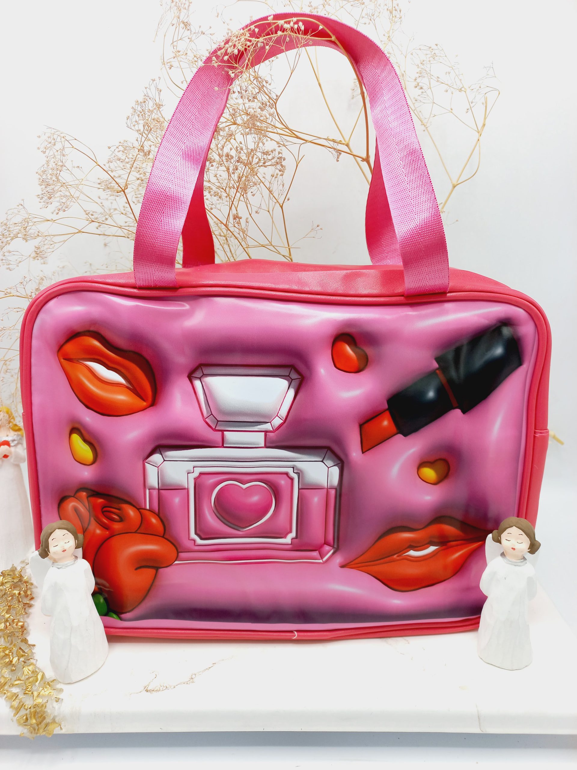 کیف آرایشی فانتزی سایز بزرگ اورجینال و با کیفیت طرح بندی 4