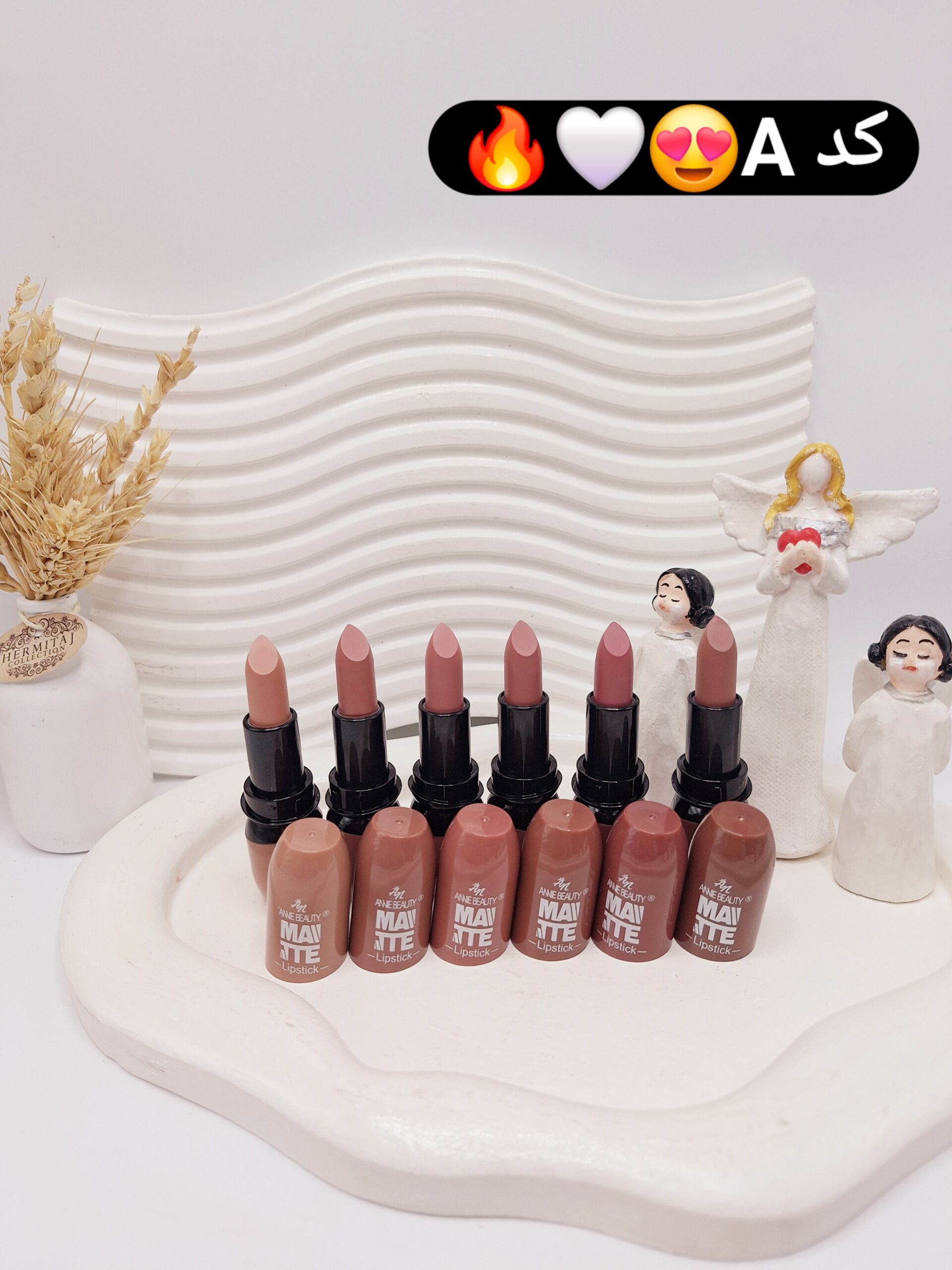 پک رژ جامد 6 تایی Annie Beauty کد 112