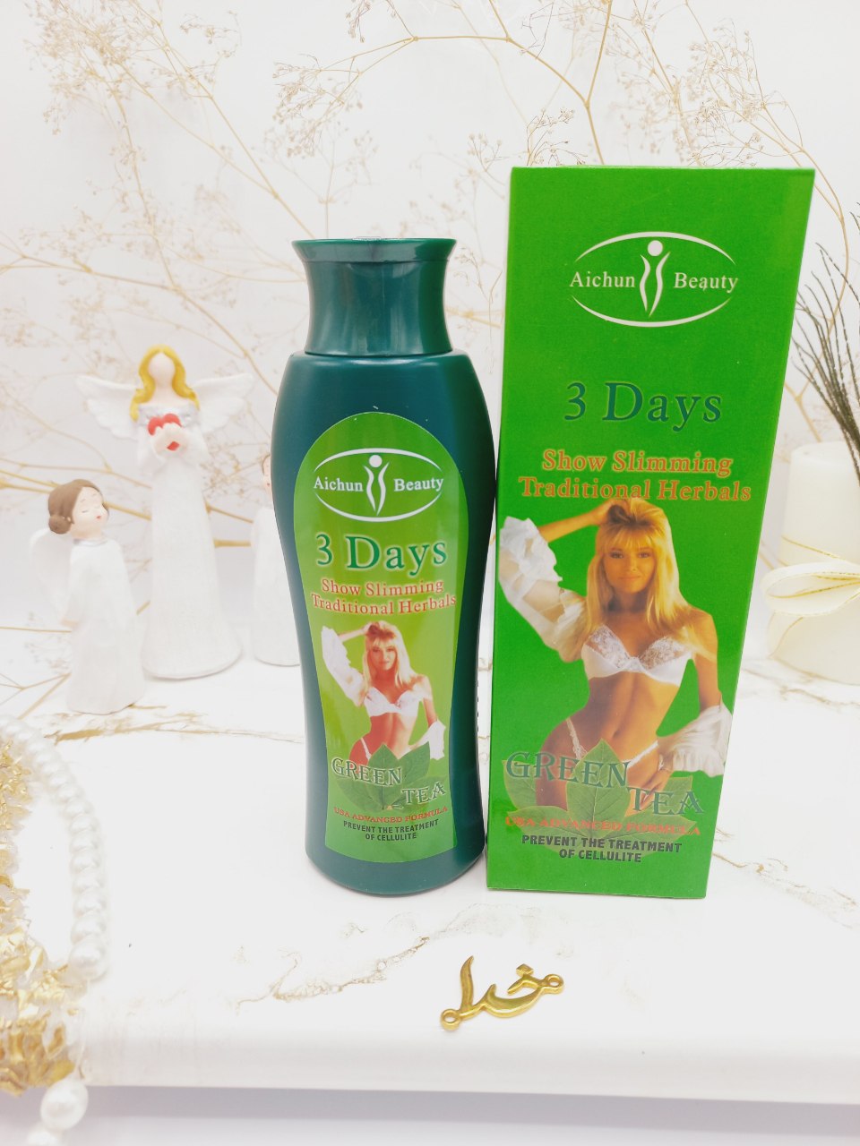 ژل لاغری ایچون بیوتی  Aichun Beauty با عصاره فلفل  و چای 3روزه کد AC8071