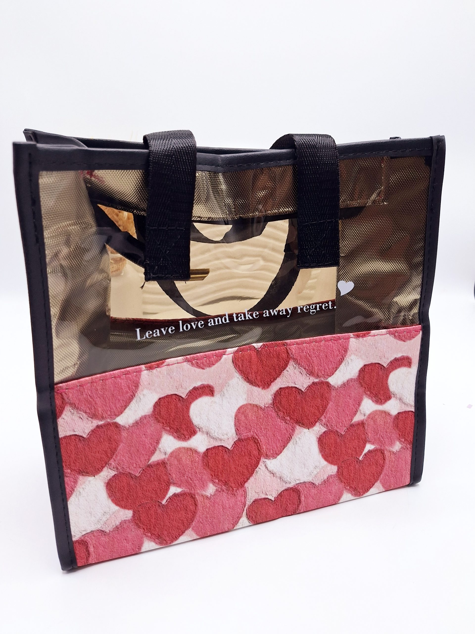 کیف قابل حمل زیپ دار طرح قلبی