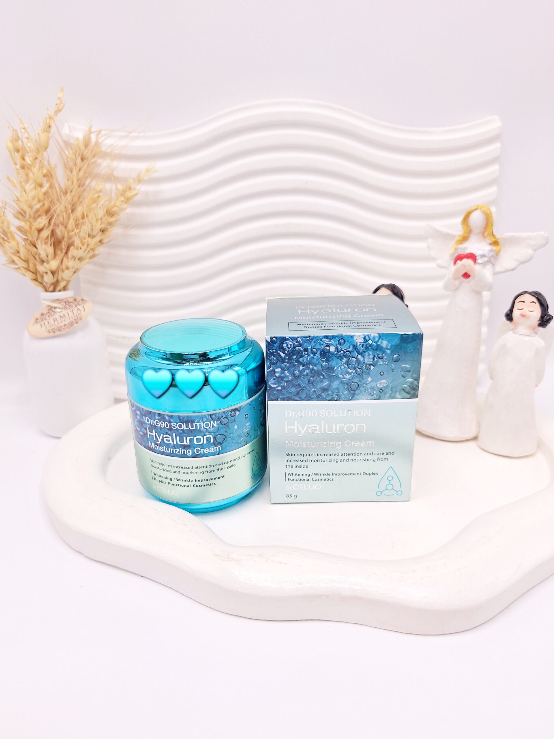 کرم مرطوب کننده و ضد چین و چروک صورت حاوی هیالورونیک اسید Dr.G90 کد 0531