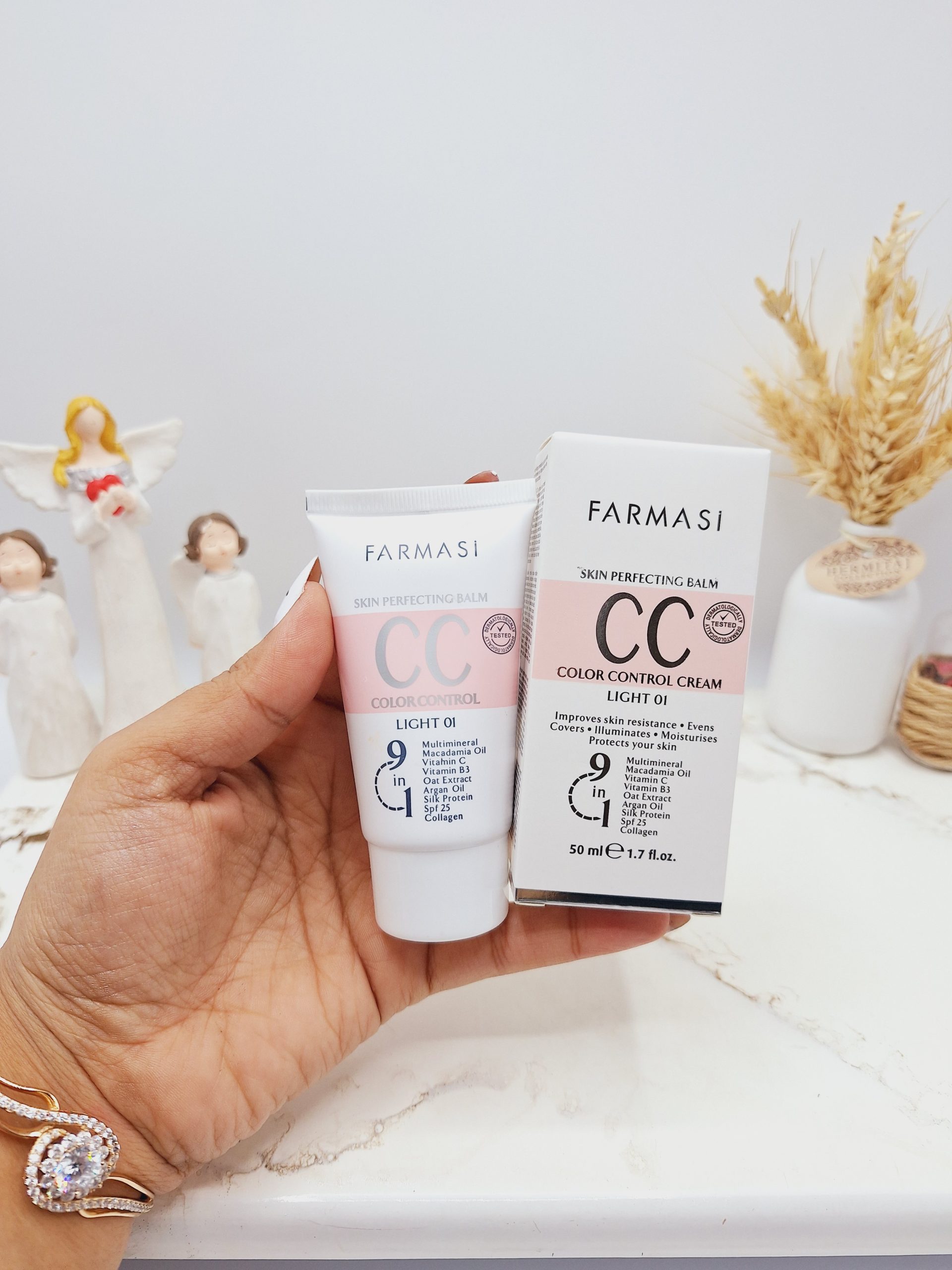 سی سی کرم پودر فارماسی FARMASI  حجم 50 میل کارتن صورتی کد 3991