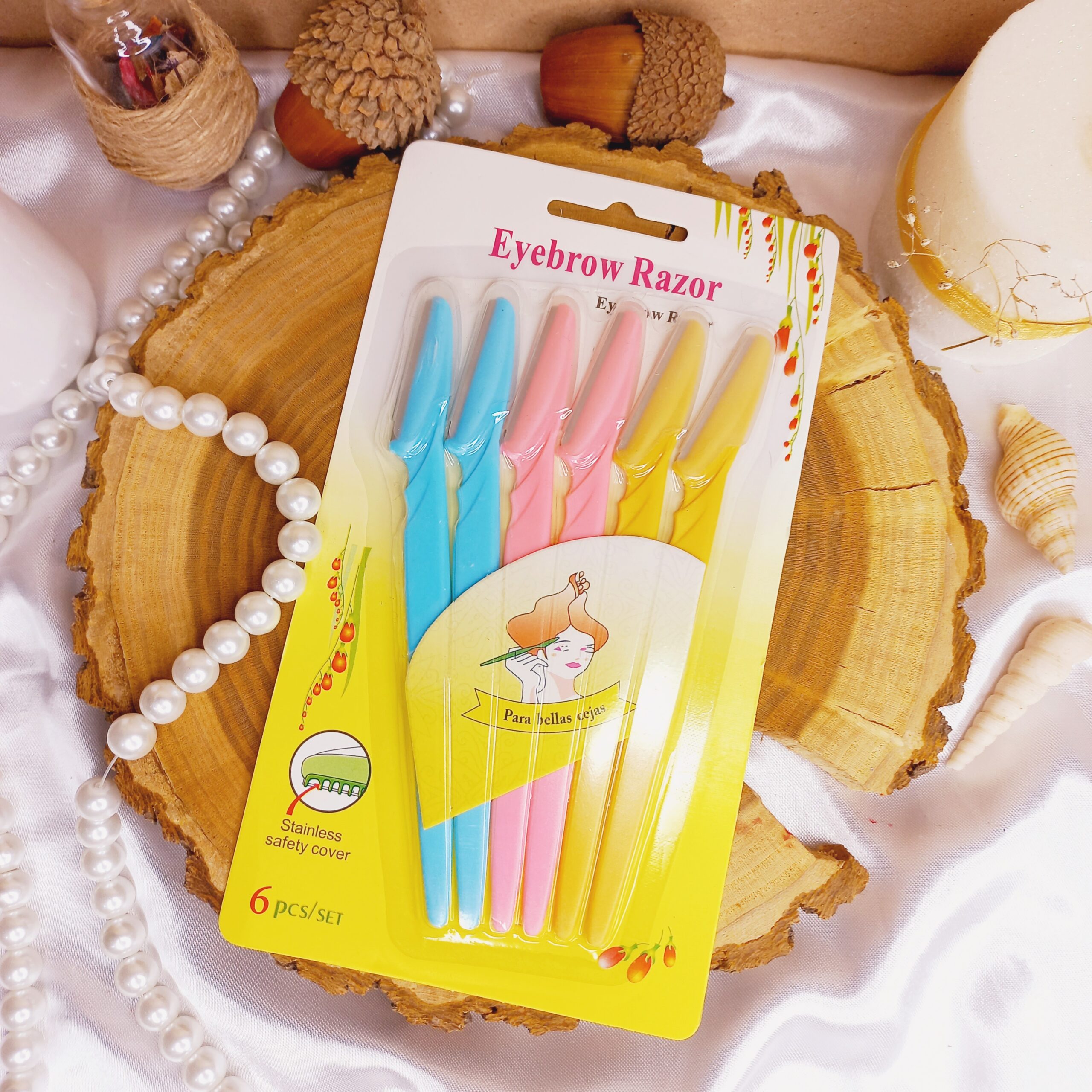 پک تیغ ابرو 6 عددی RAZOR