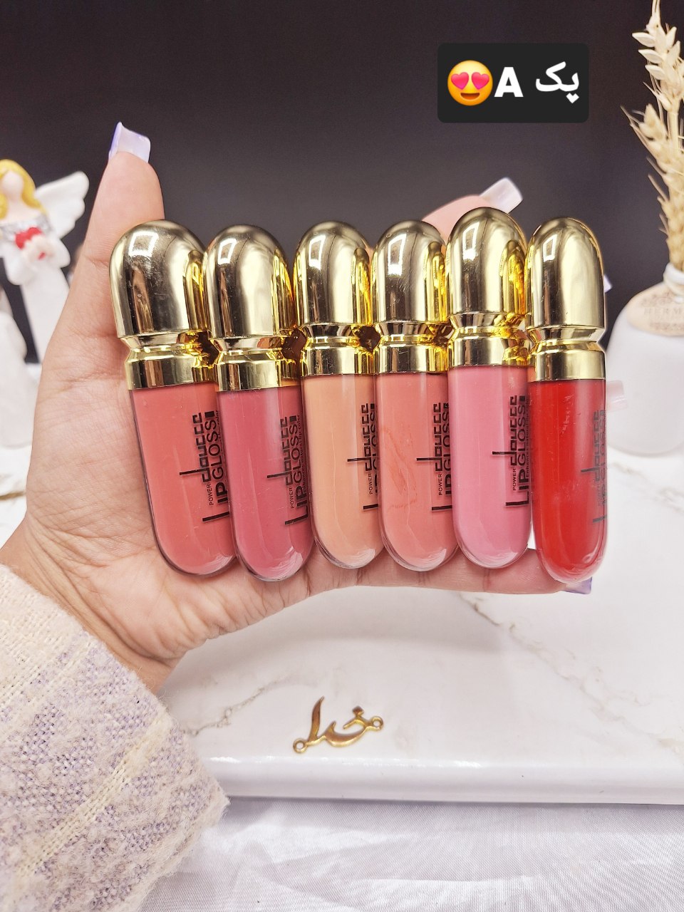 پک 6 تایی رژ مایع دوسه doucce کد 1071