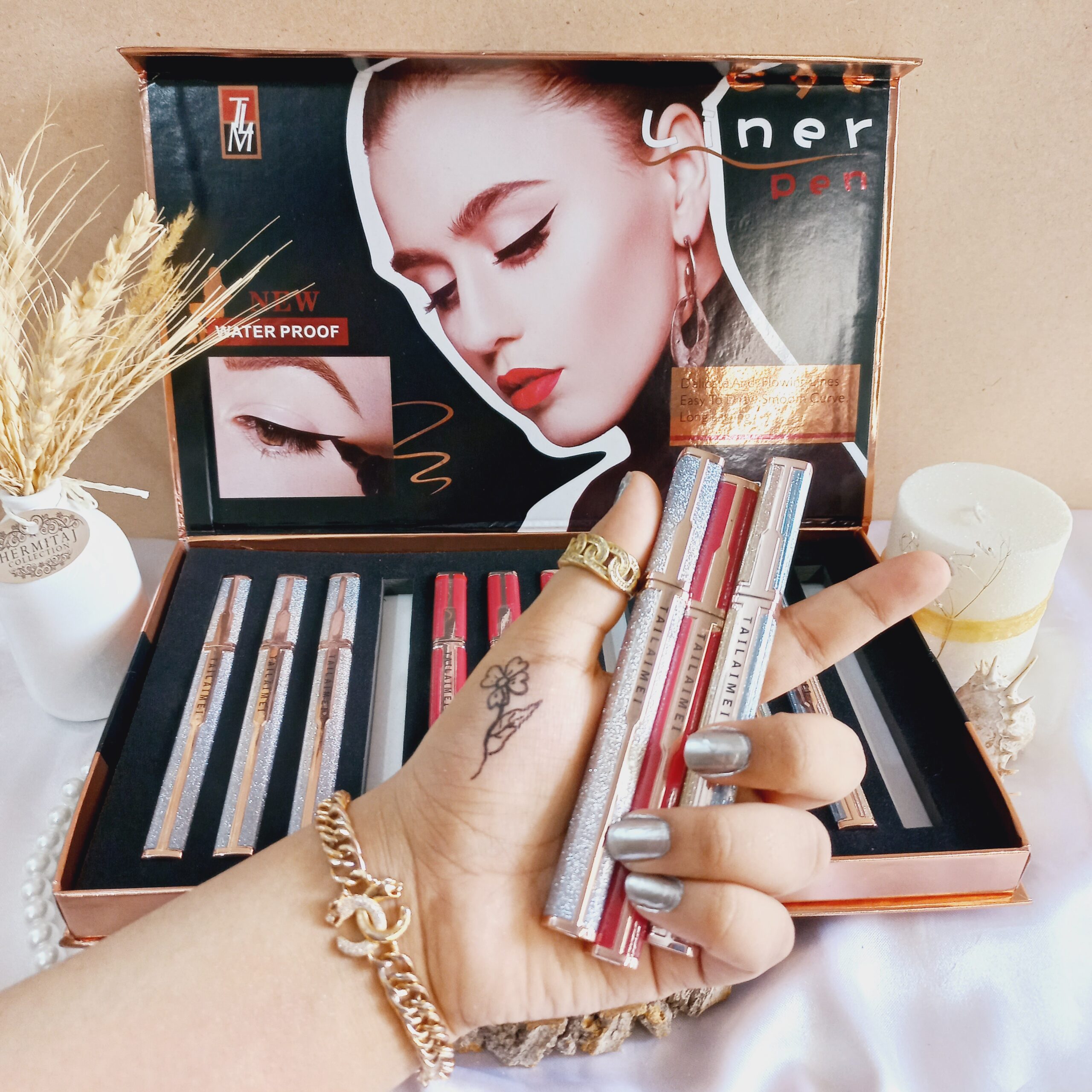 خط چشم پوکه رنگی تایلامی کد TLME078 | پخش عمده