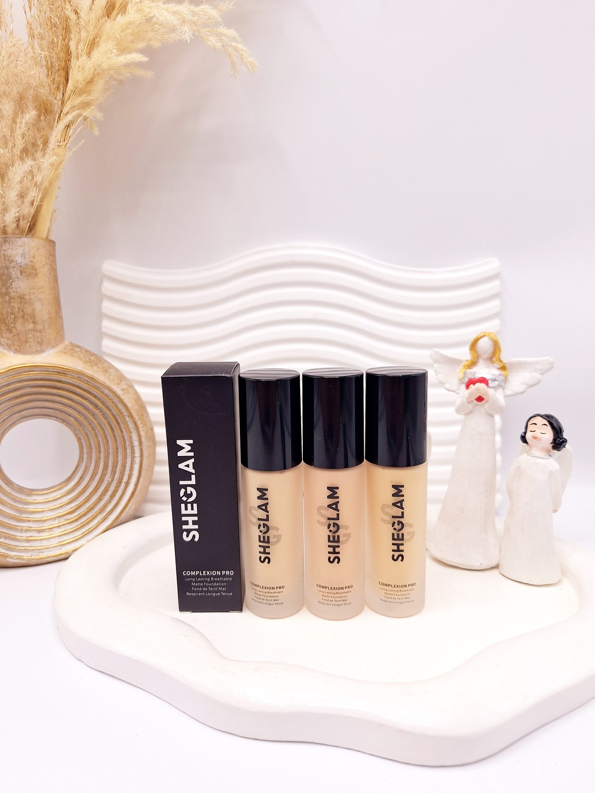 کرم پودر مات با کاور و ماندگاری بالا برند شیگلم کد 3664