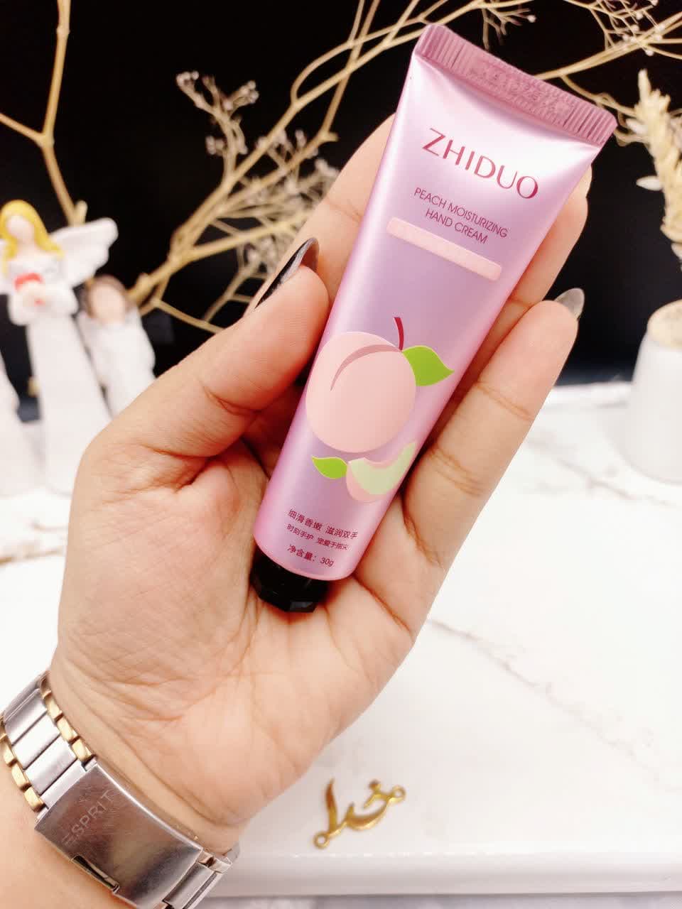 کرم دست تیوپی مرطوب کننده هلو برند ژیدو ZHIDUO کد ZD69660
