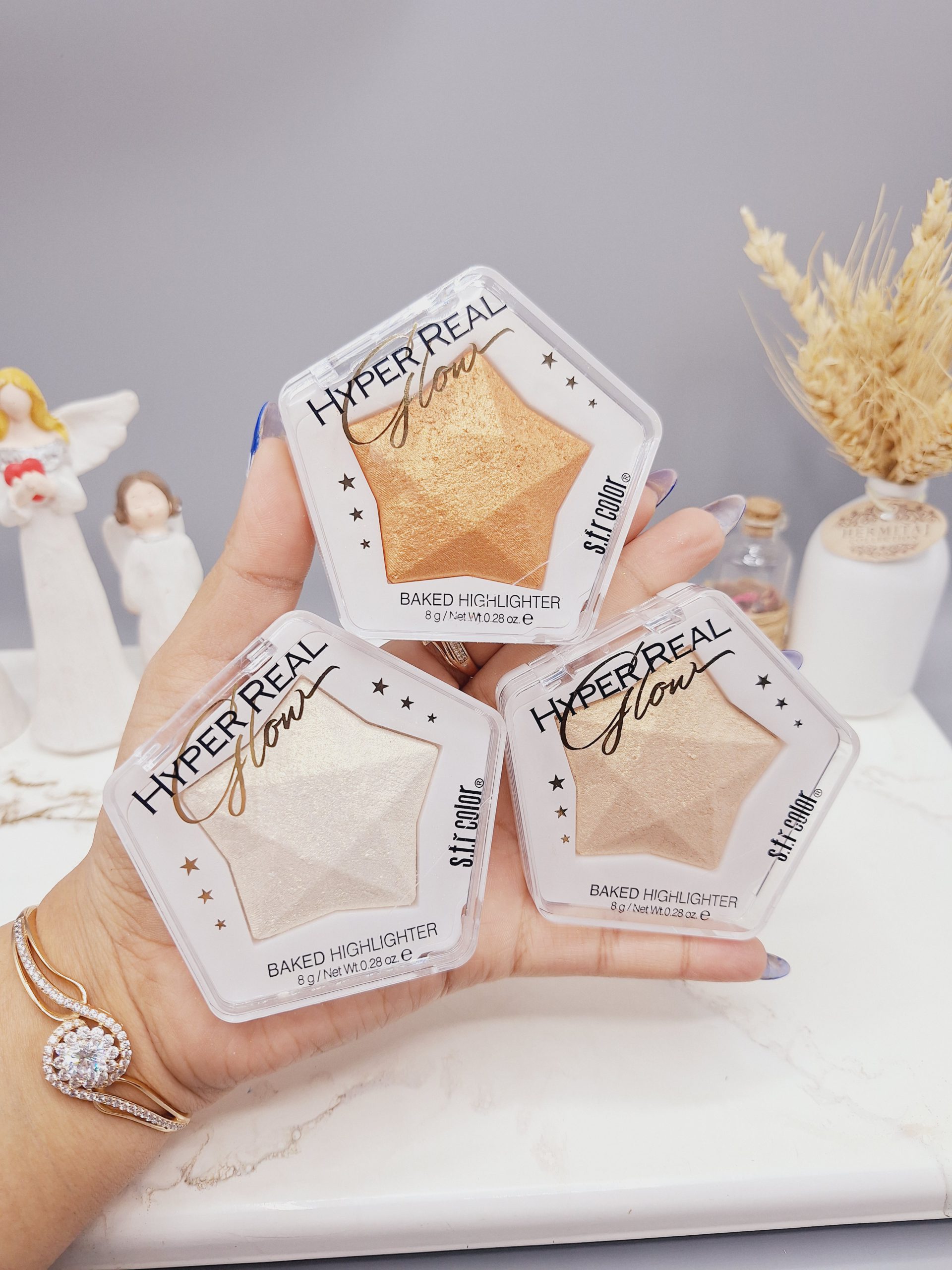 هایلایتر پرطرفدار ستاره ای خوش رنگ کد 7576