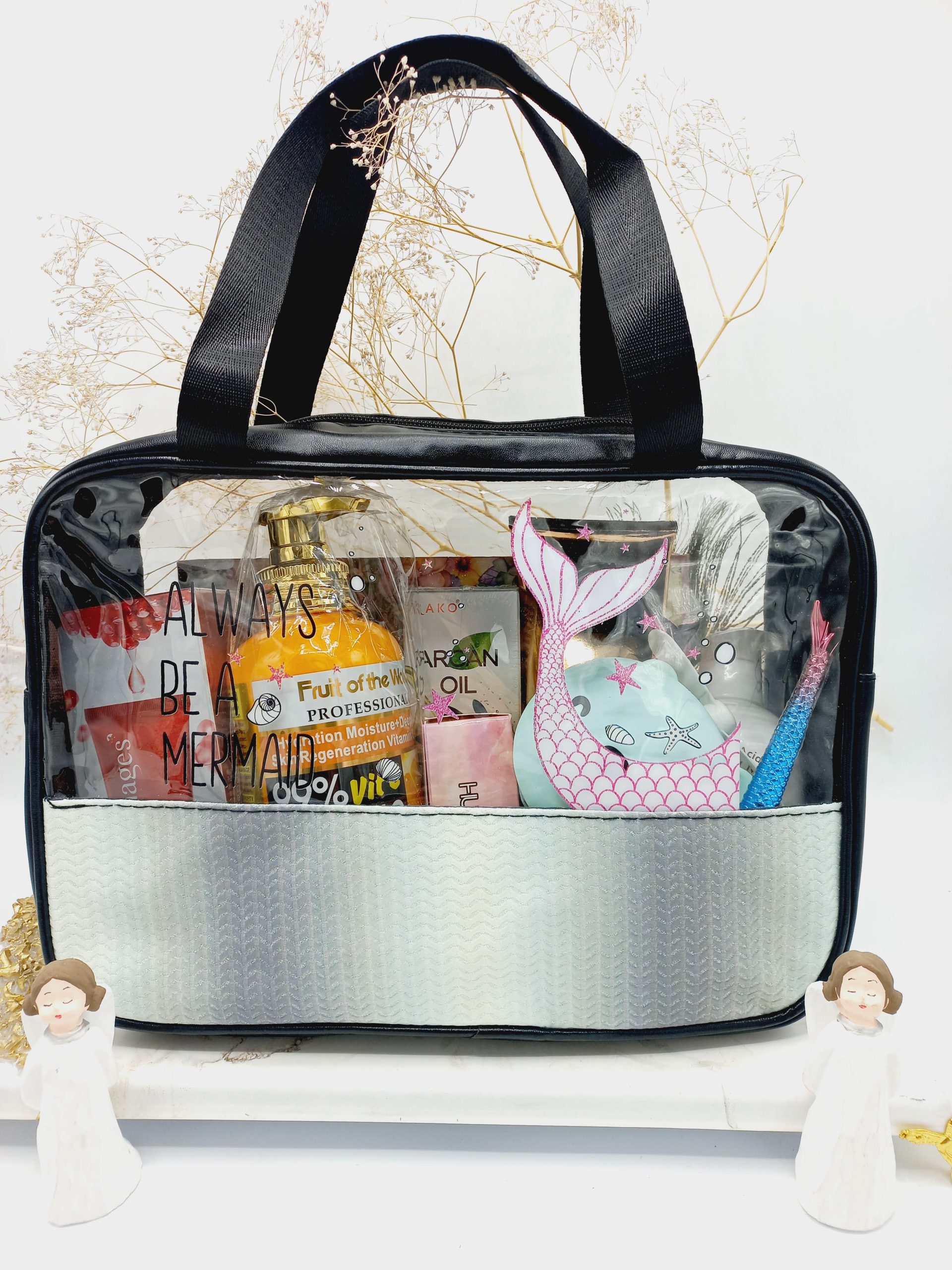 کیف آرایشی فانتزی سایز بزرگ اورجینال و با کیفیت طرح بندی 1