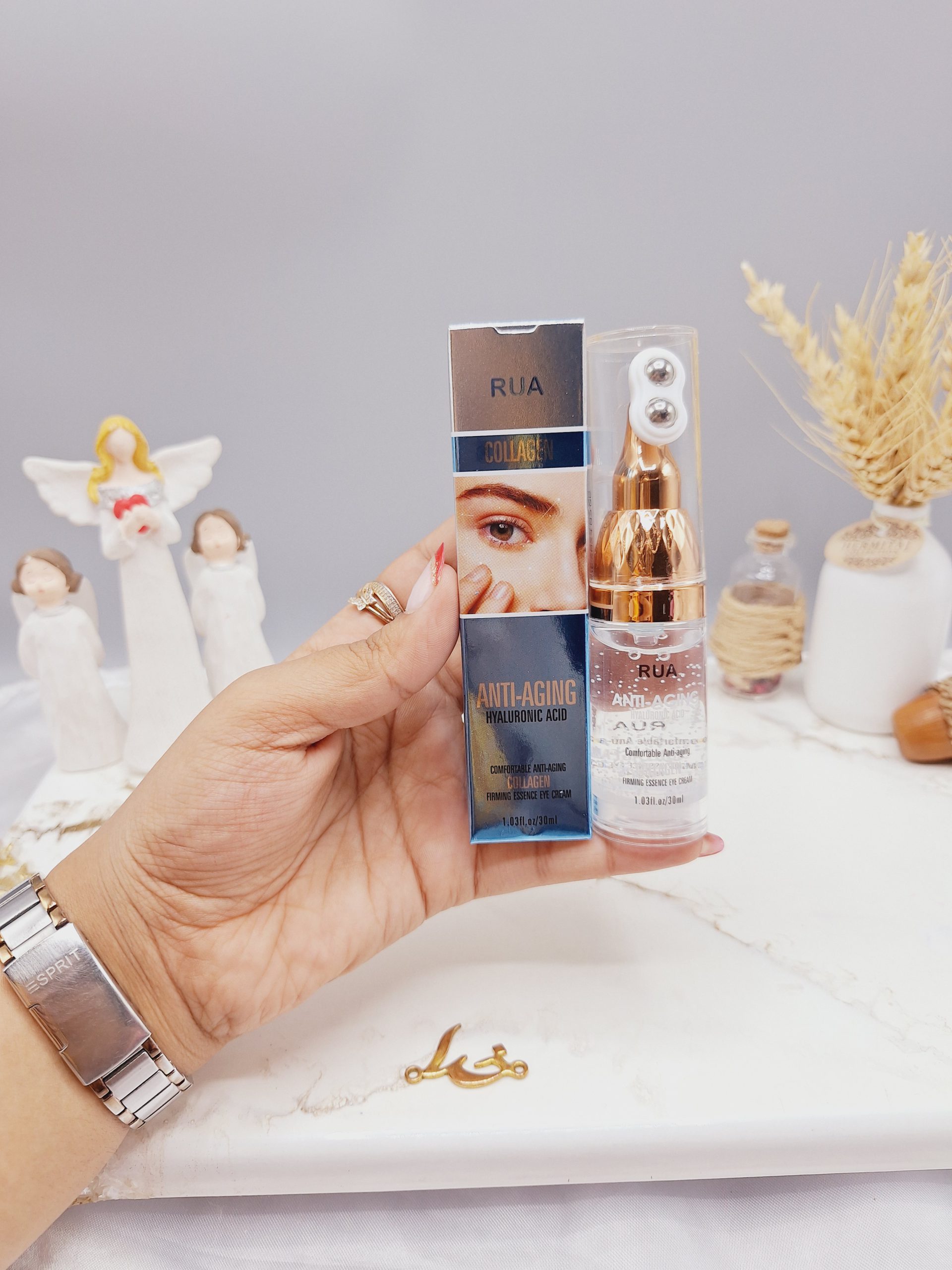 سرم دور چشم 2 غلطتکی هیالورونیک اسید برند RUA ضد پیری کد 6040