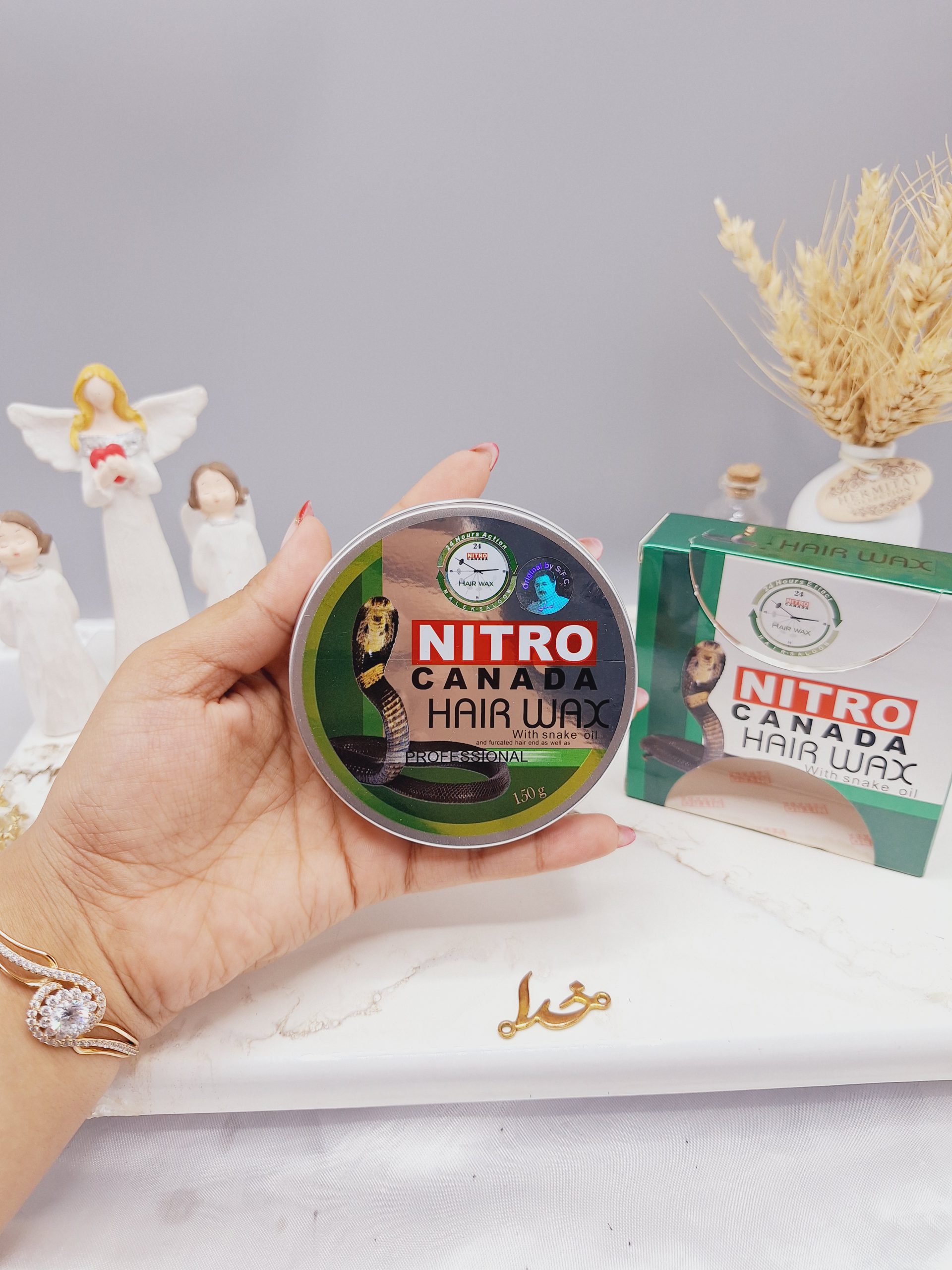 واکس مو با عصاره روغن مار برند نیترو NITRO