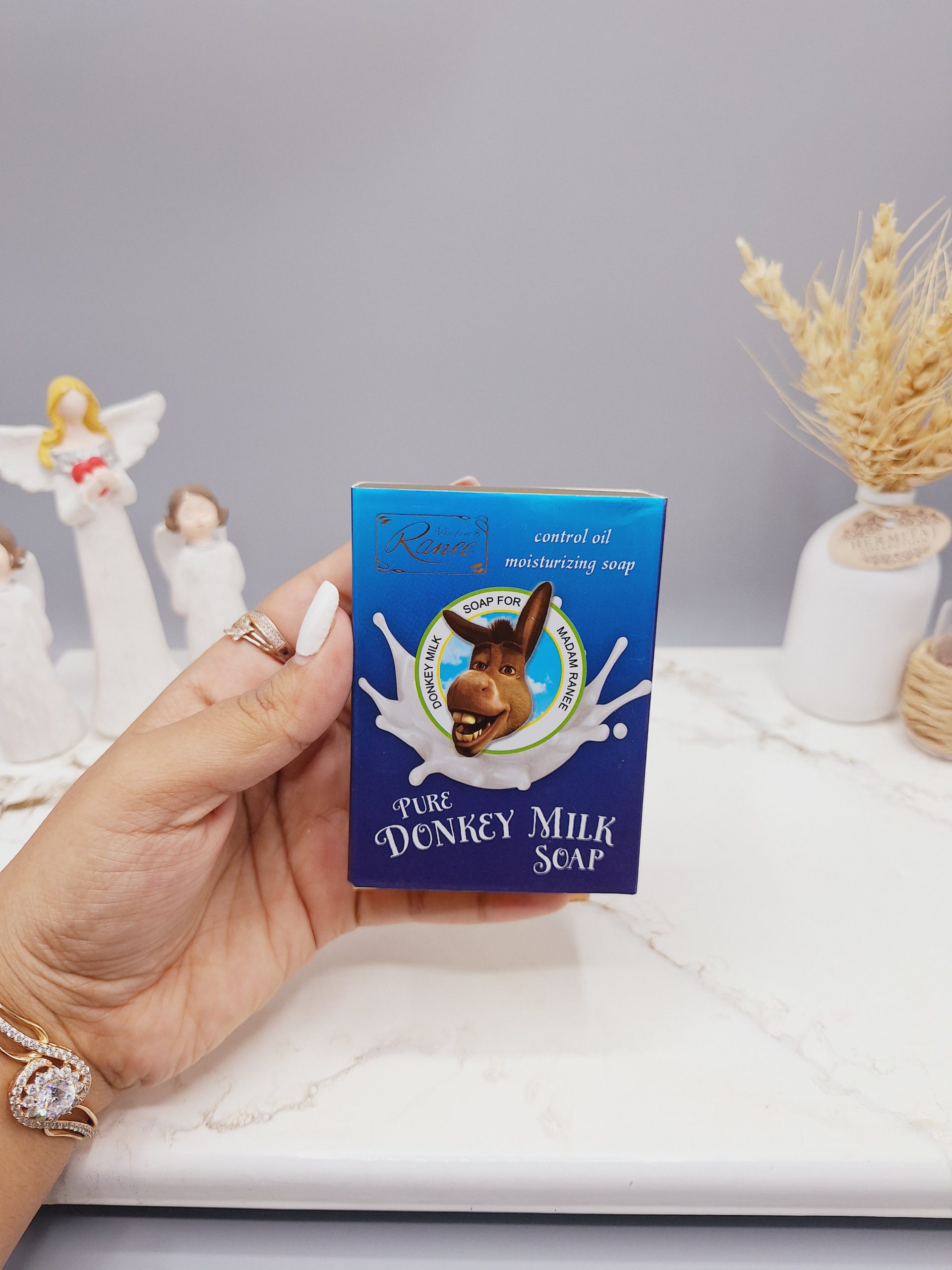 صابون مرطوب کننده شیر الاغ خالص برند Rene کد 1687