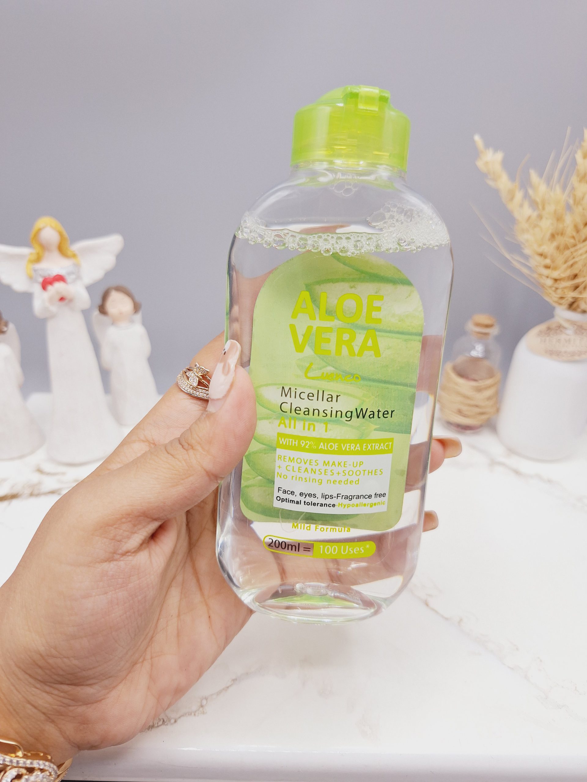 میسلار واتر پاک کننده + تسکین دهنده آلوورا حجم 200 میلی لیتر اورجینال کد 3589