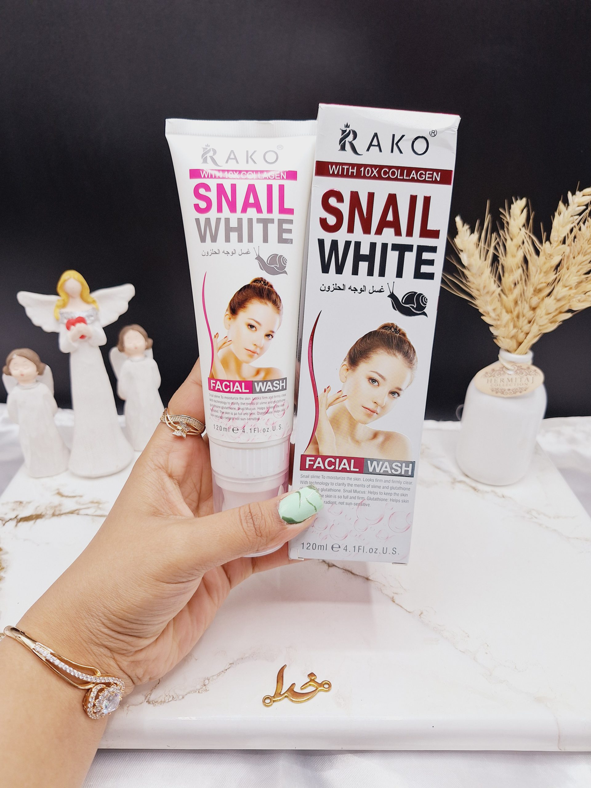 فوم شستشوی براش دار حلزون حاوی کلاژن برند راکو RAKO کد RK1080