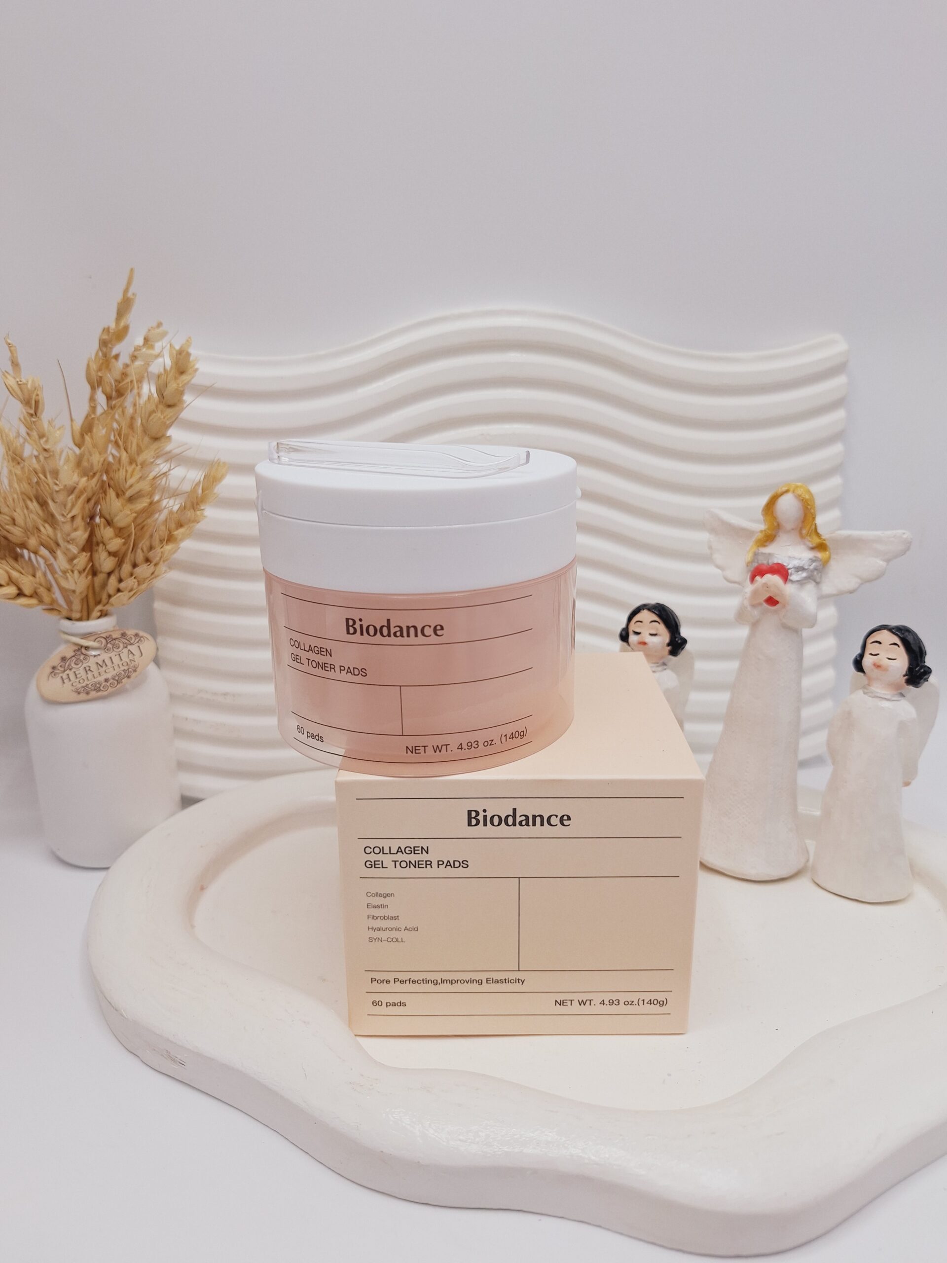 ژل تونر پد بایودنس 60 عددی مدل کلاژن کد 1190