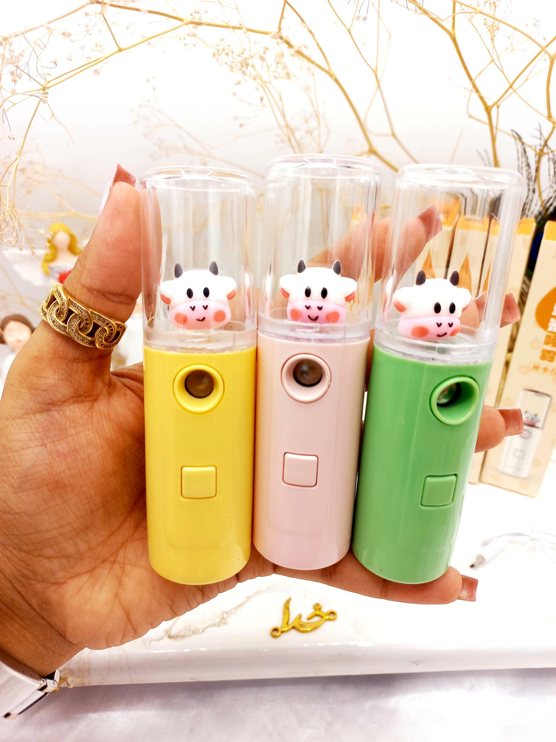 دستگاه بخور سرد جیبی طرح گاوی نانو