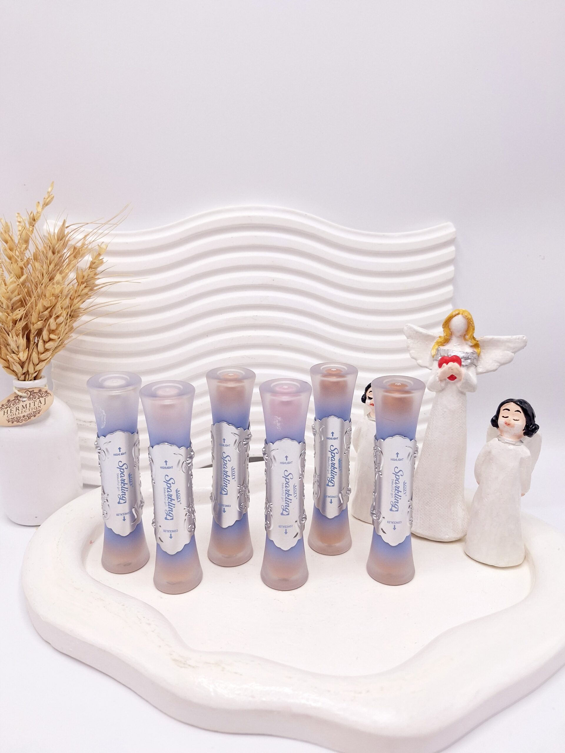 هایلایتر و کانسیلر دو طرفه مدل شمعدونی برند AOZY کد AF36