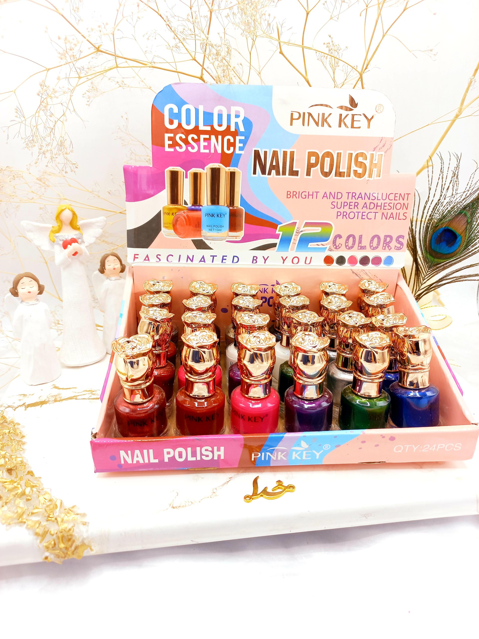 لاک ناخن پرطرفدار پینک کی PINK kEY کد PN615