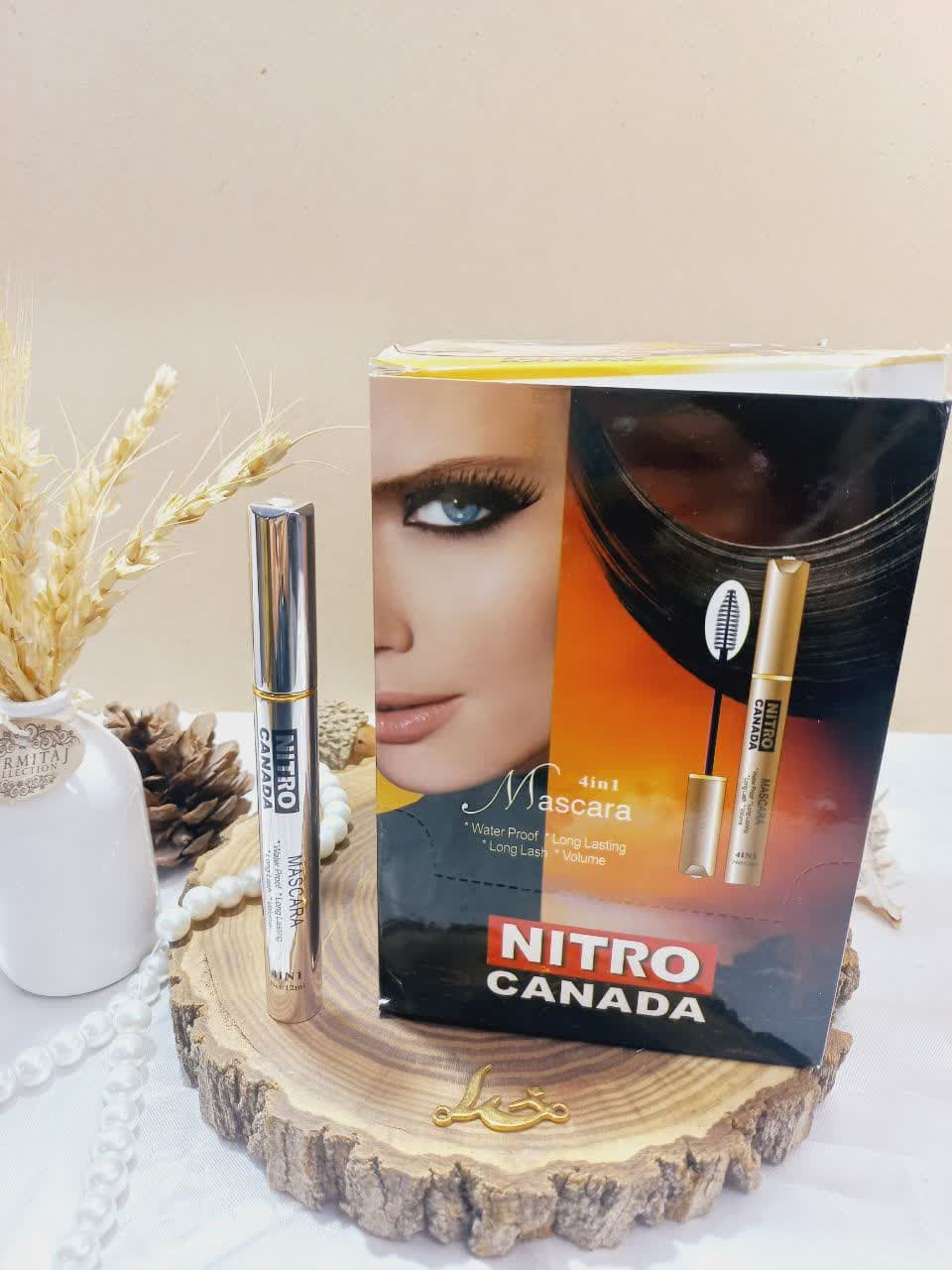 ریمل مشکی پوکه طلایی نیترو کانادا درجه یک کد NTM41015