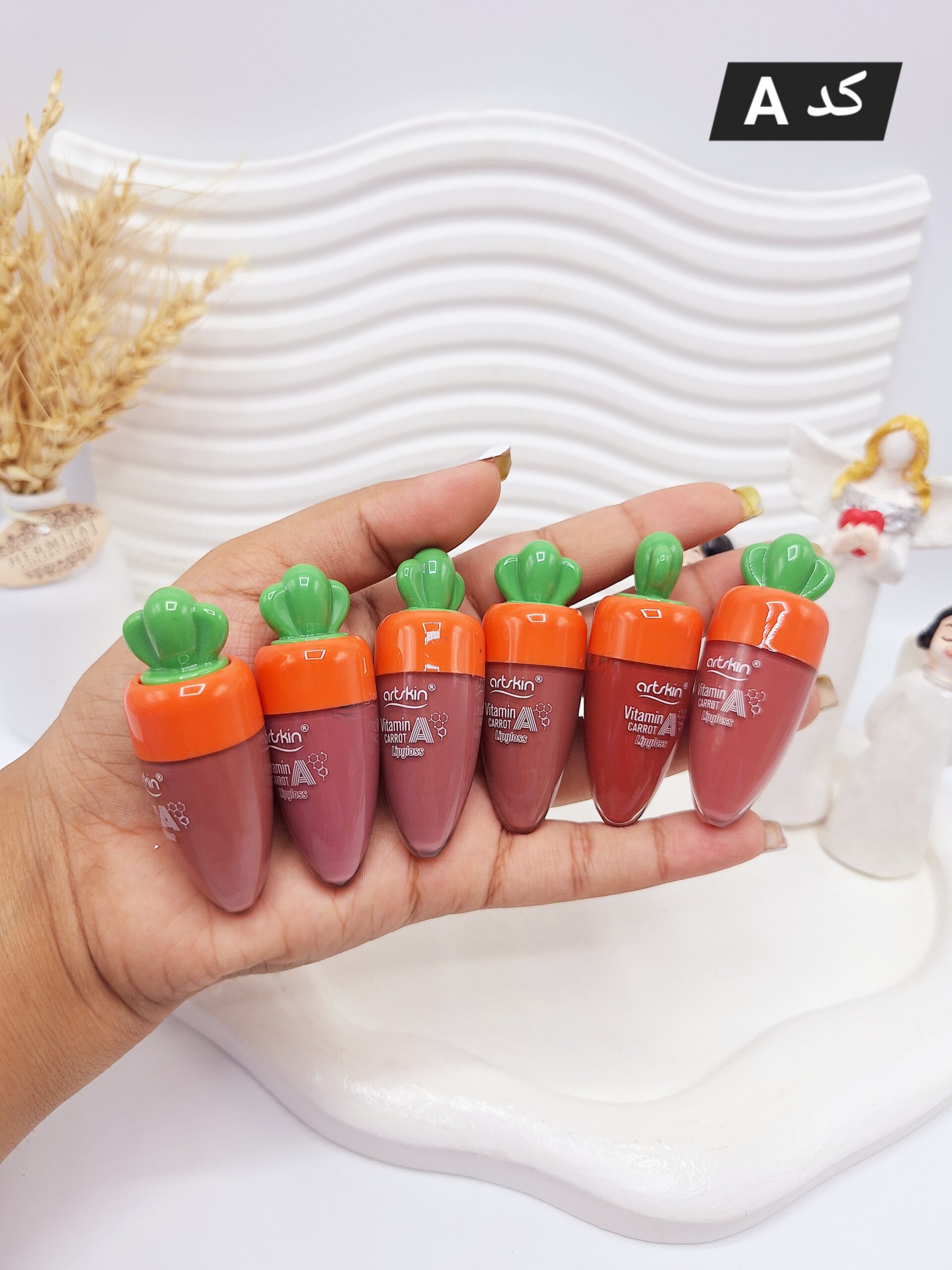 پک رژ لب مایع 6 عددی طرح هویج آرت اسکین artskin کد AS 972145
