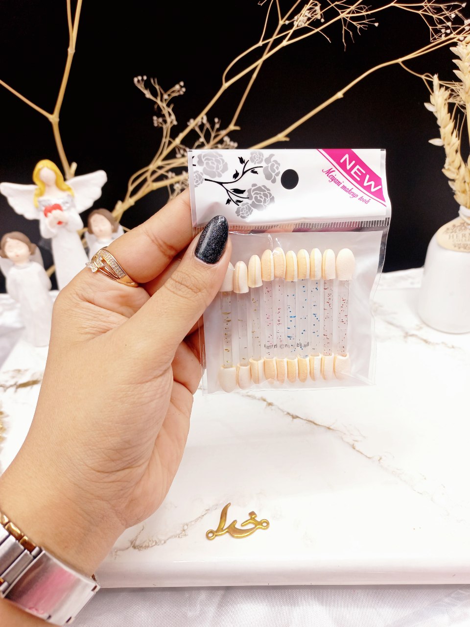 پک 10 تایی براش پد دار سایه Meiyani makeup tools