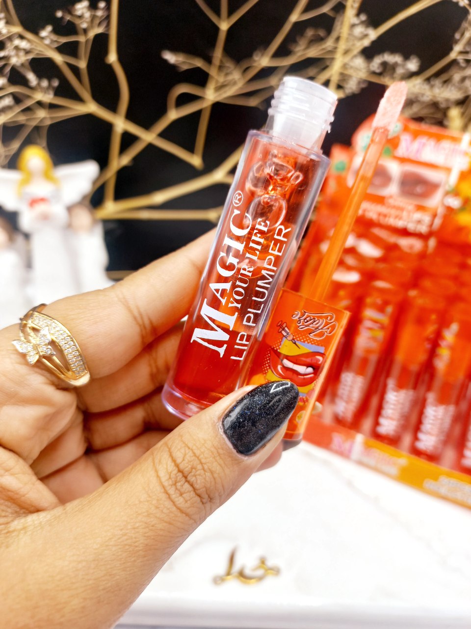 حجم دهنده و برق لب فلفلی برند مجیک MAGIC کد LC1193