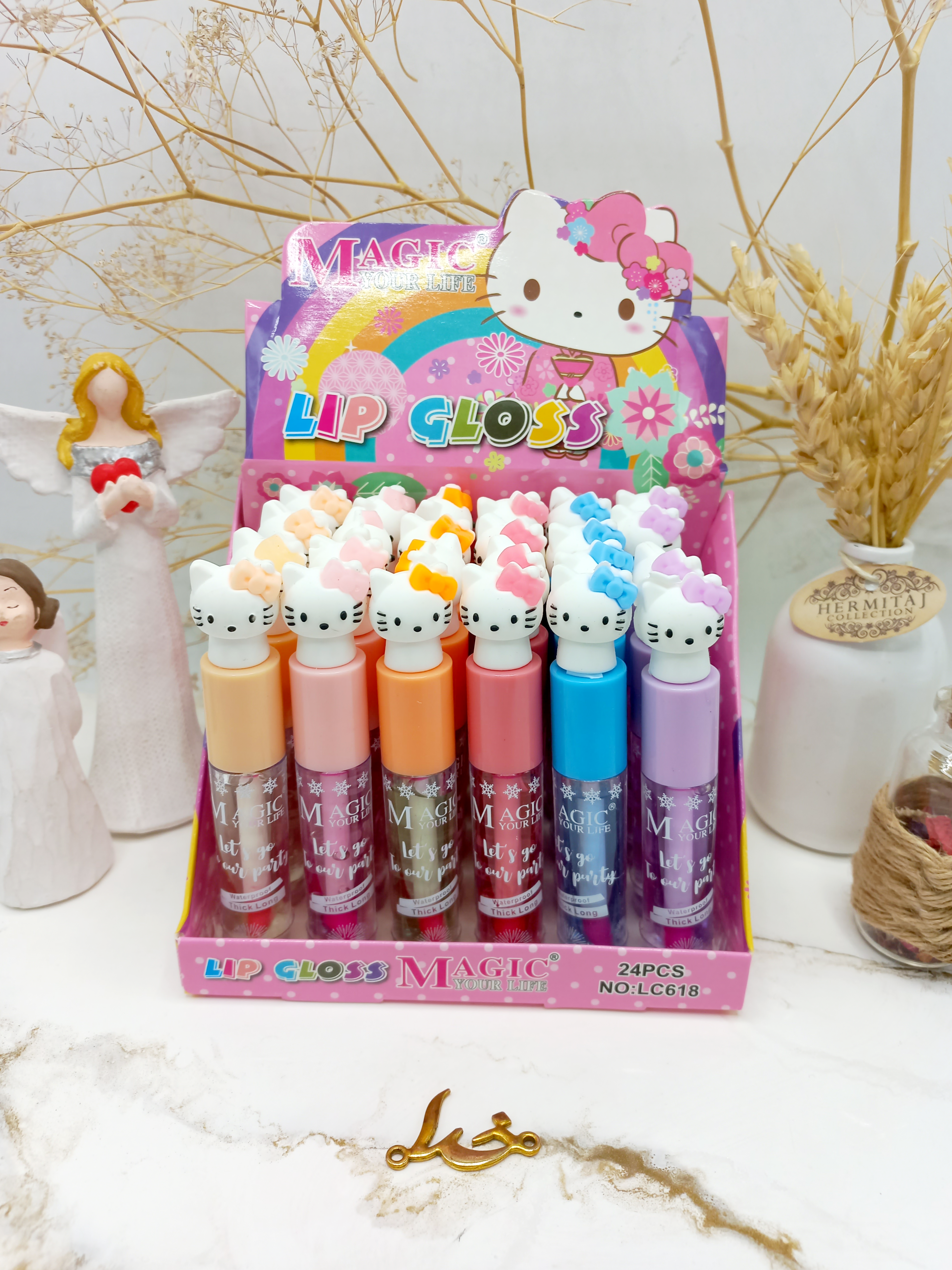 برق لب طرح گربه مجیک LC618